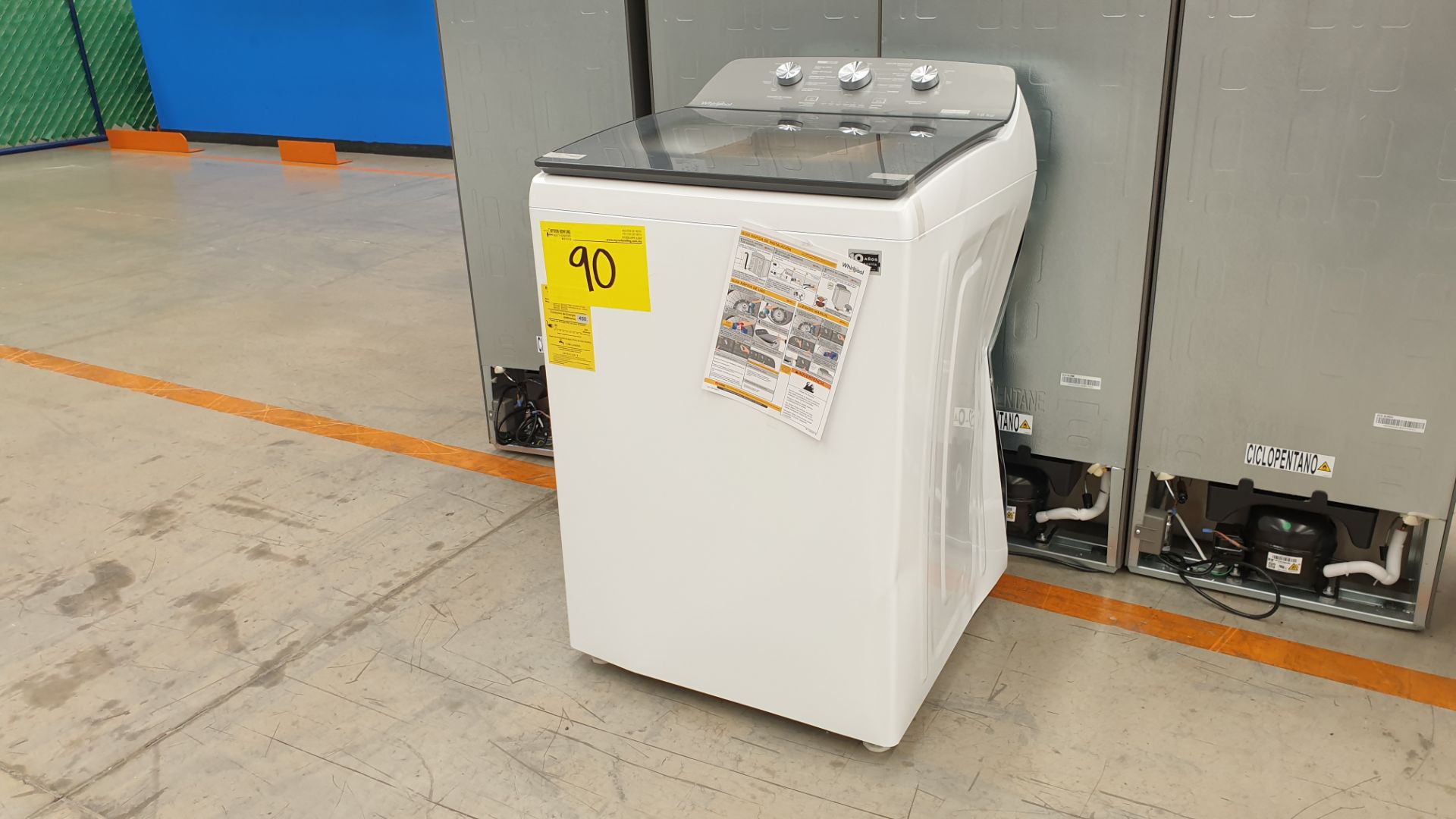 1 Lavadora marca Whirlpool de 18 kilos color blanco modelo 8MWTW1823WJM0 - Image 2 of 7