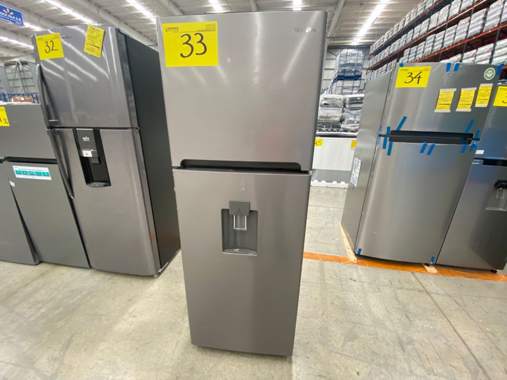 1 Refrigerador mara Winia color gris modelo DFR-32210GMDX - Image 20 of 21