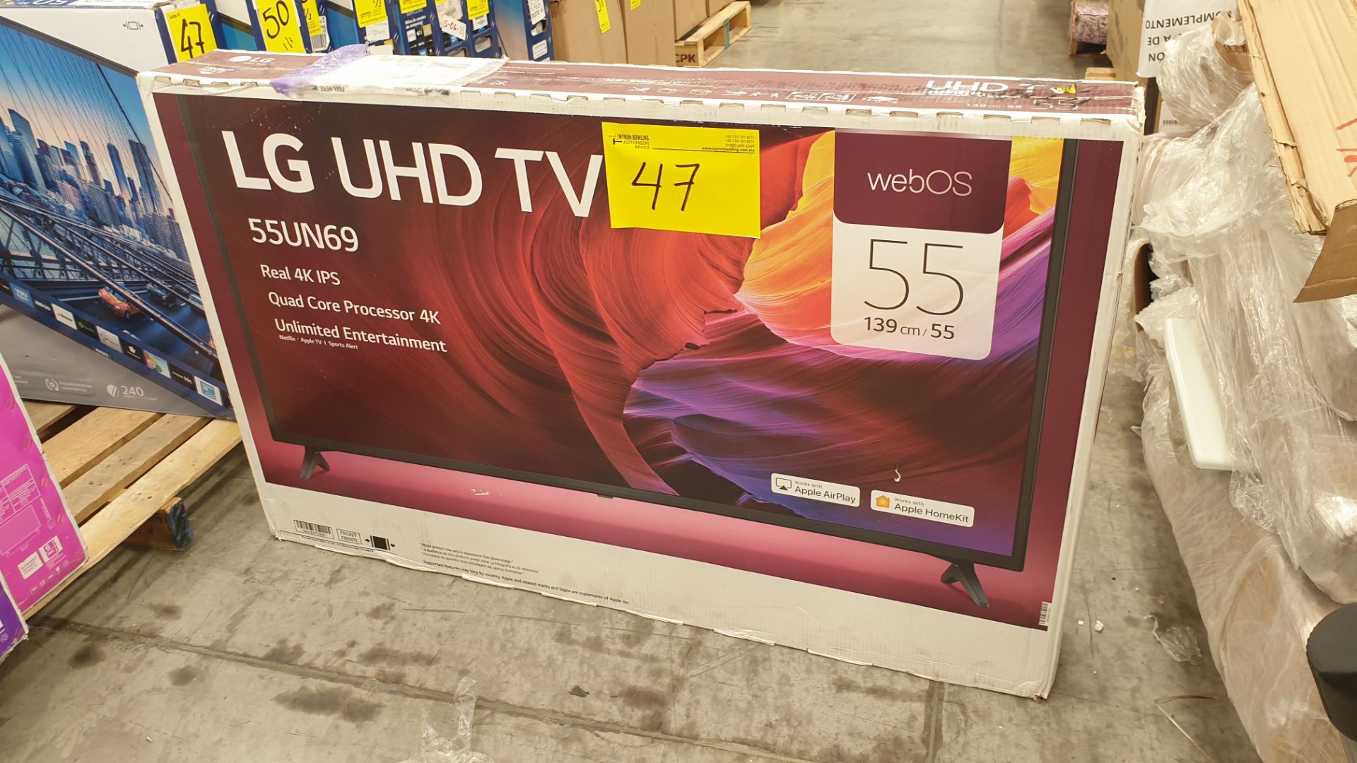 Lote de 3 Pantallas incluye 1 Pantalla 4K ultra HD marca Hisense de 55" - Image 8 of 14