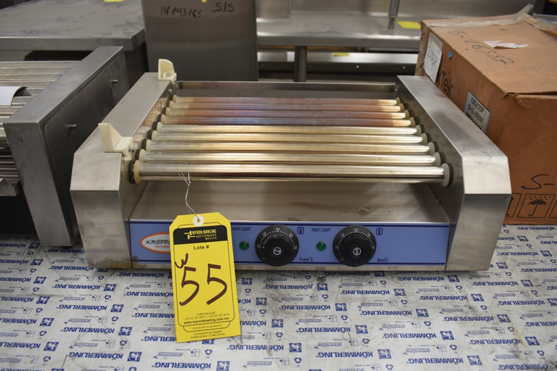 NUEVOS Roller Para Salchicha De Hot Dog eléctrico (Hot Dog Grill) Marca Kreppsland, Modelo Cz-9,110v