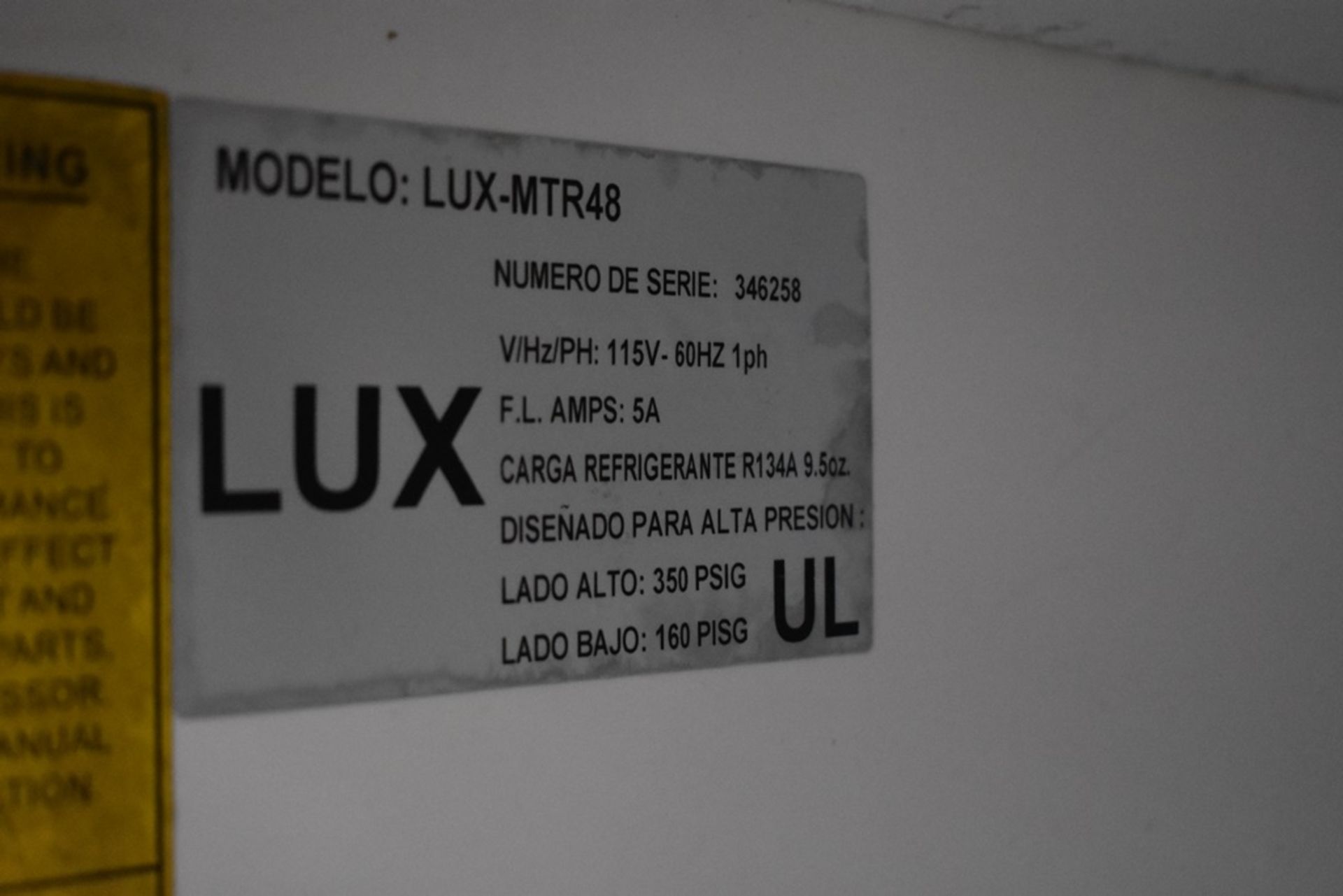 Mesa Refrigerada De 2 Puertas Bajo Mostrador Acabado En Acero Inoxidable Marca Lux, Modelo Mtr48, D - Image 10 of 11