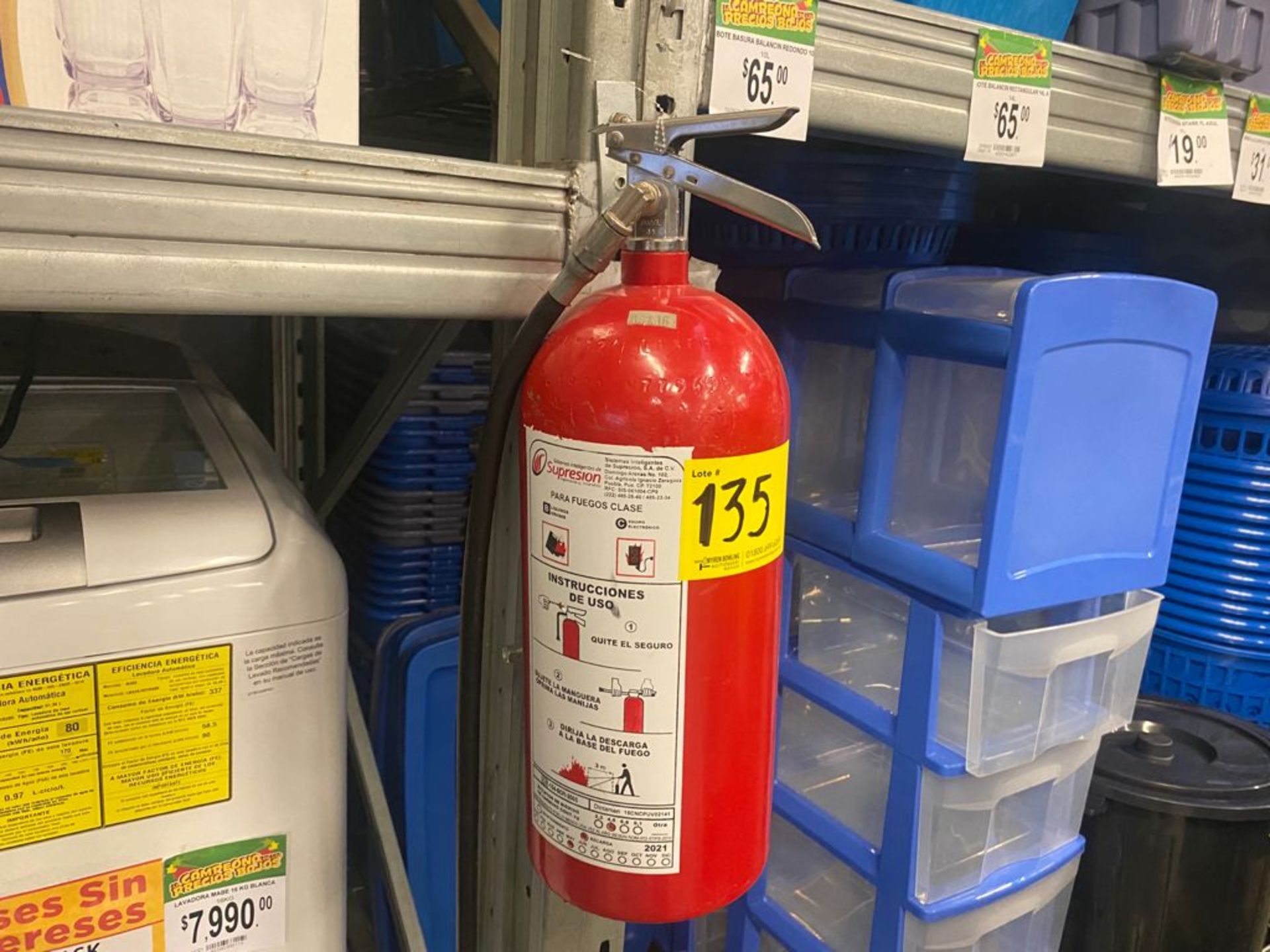 Lote de 21 Extintores distribuidos en toda la tienda - Image 54 of 56