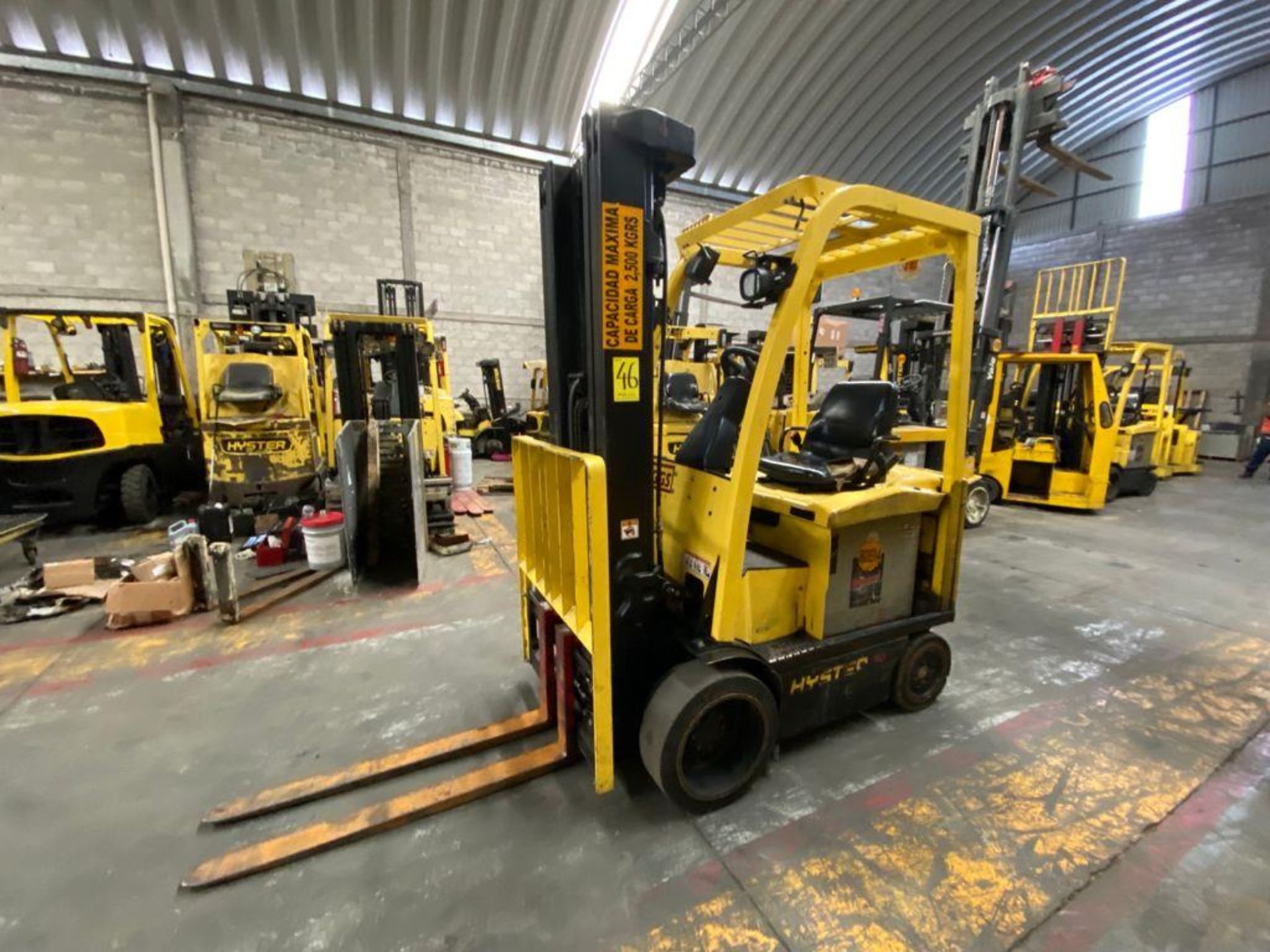 Hyster Electric Forklift, Model E50XN-27, S/N A268N20204P, Year 2016, 4750 lb Capacity,