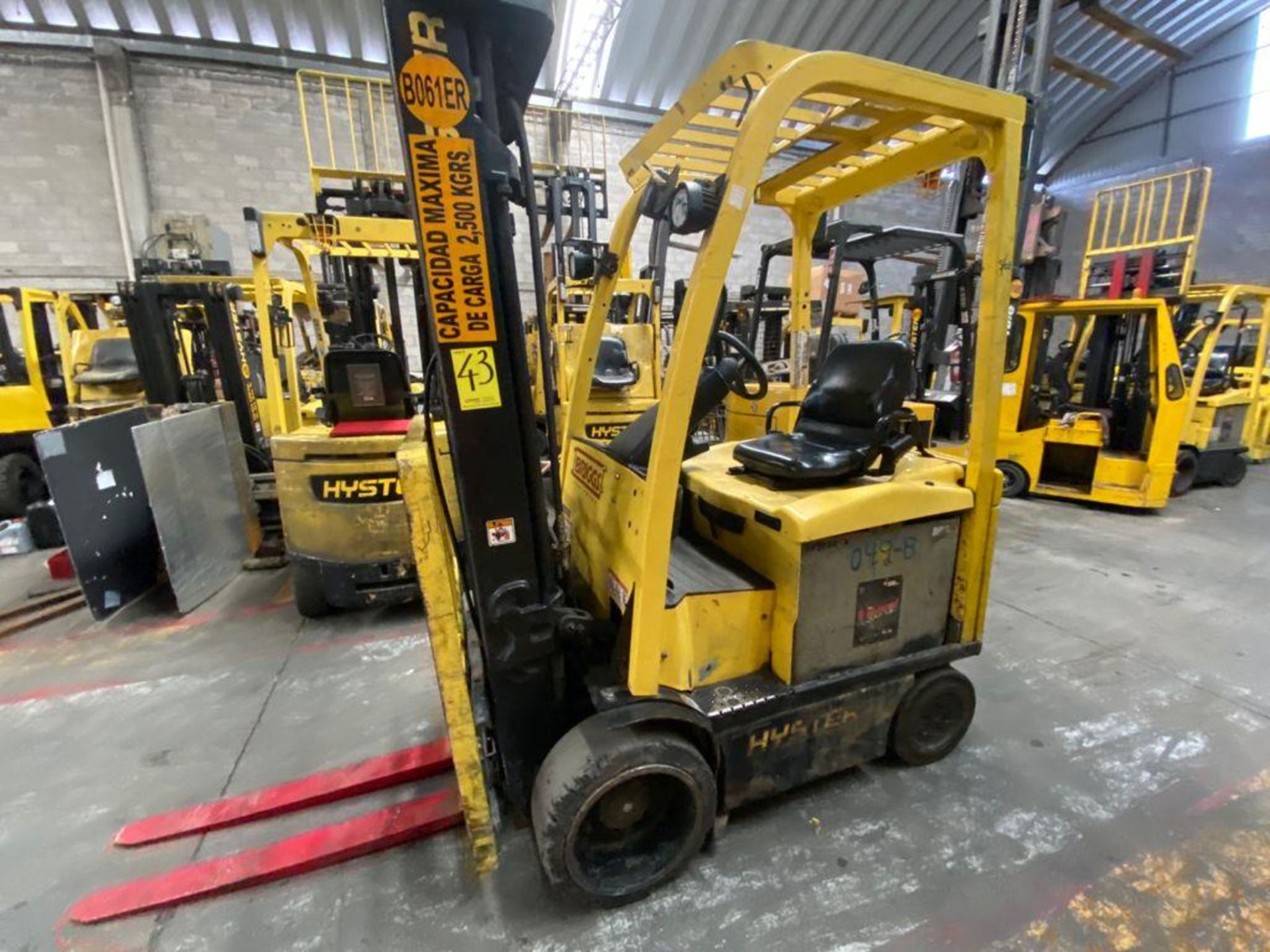 Hyster Electric Forklift, Model E50XN-27, S/N A268N20188P, Year 2016, 4750 lb Capacity - Image 2 of 48