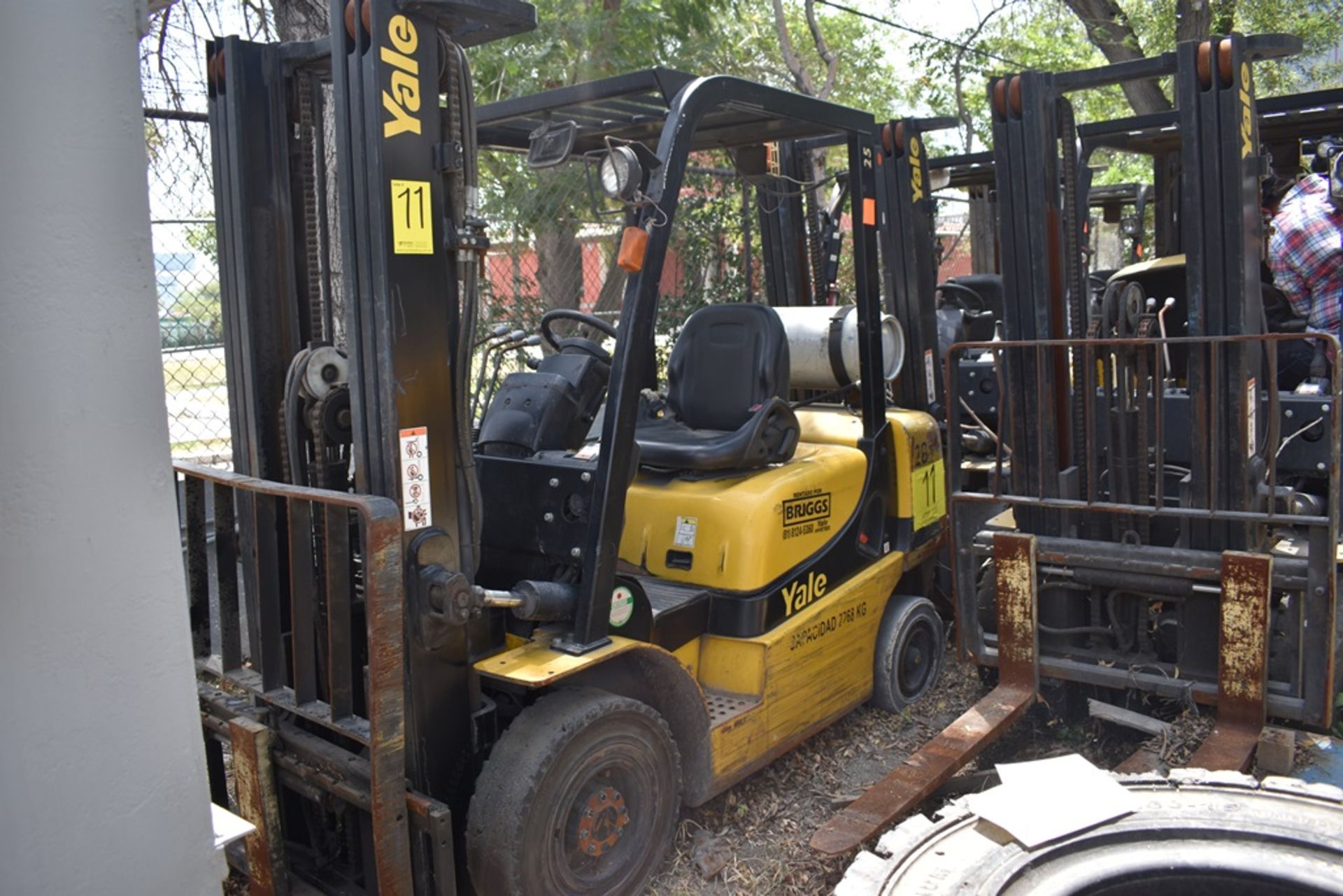 Yale Forklift, Model GTP25MX, S/N D871R02899P, 5000 lb capacity - Image 2 of 48