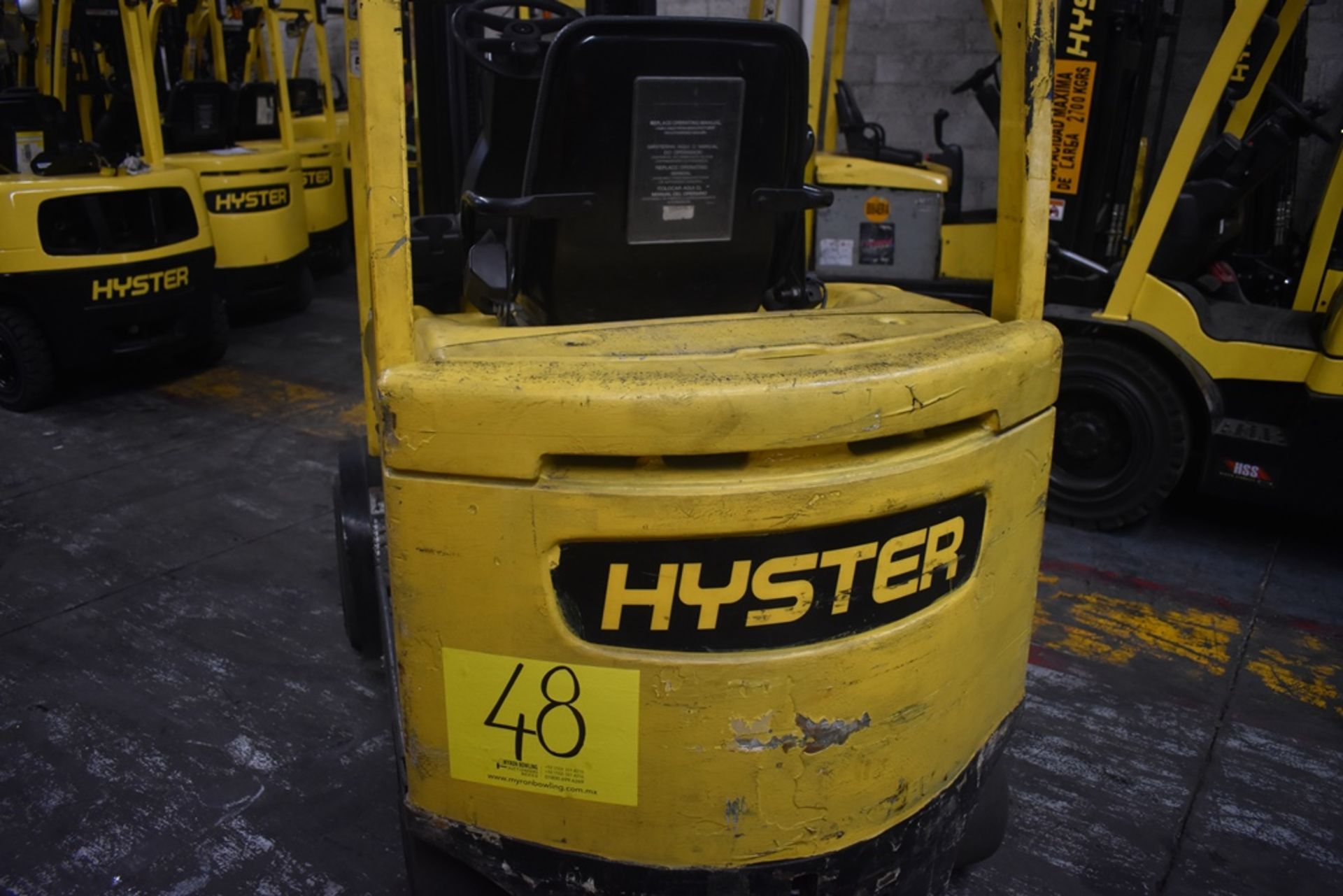 Hyster Electric Forklift, Model E50XN-27, S/N A268N20235P, Year 2016, 4750 lb Capacity - Image 22 of 38