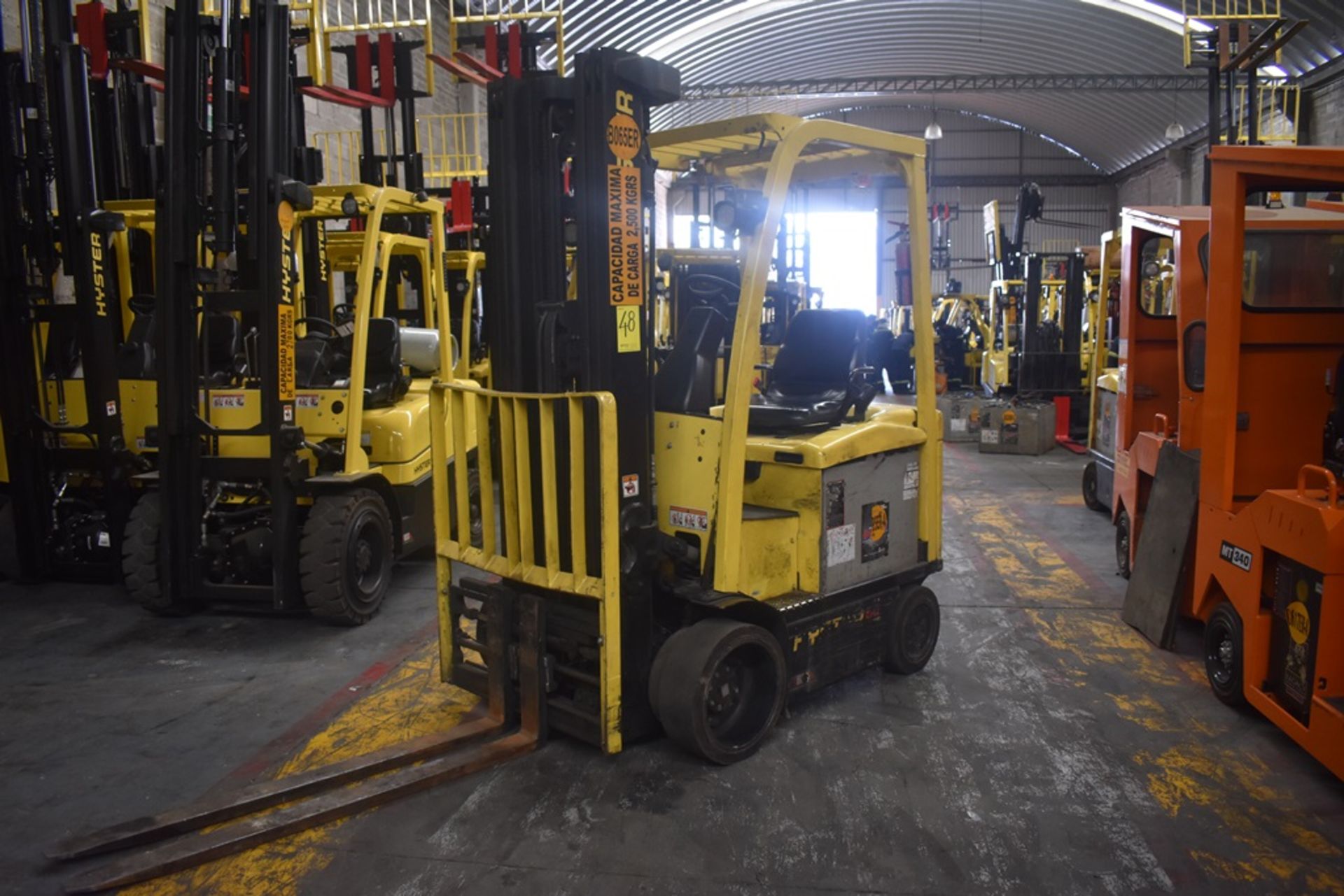 Hyster Electric Forklift, Model E50XN-27, S/N A268N20235P, Year 2016, 4750 lb Capacity - Image 3 of 38