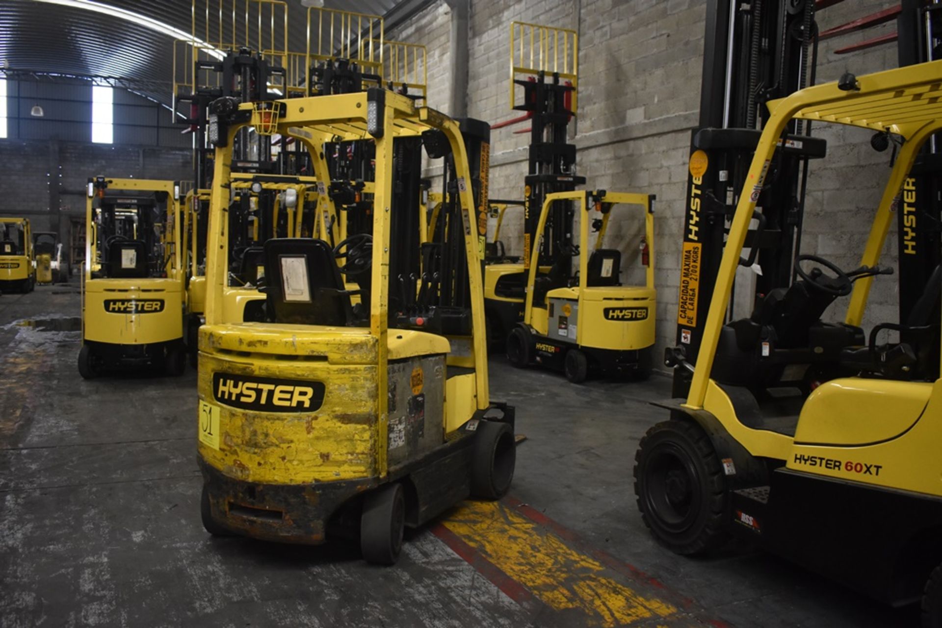 Hyster Electric Forklift, Model E50XN-27, S/N A268N20128P, Year 2016, 4750 lb Capacity - Image 7 of 44