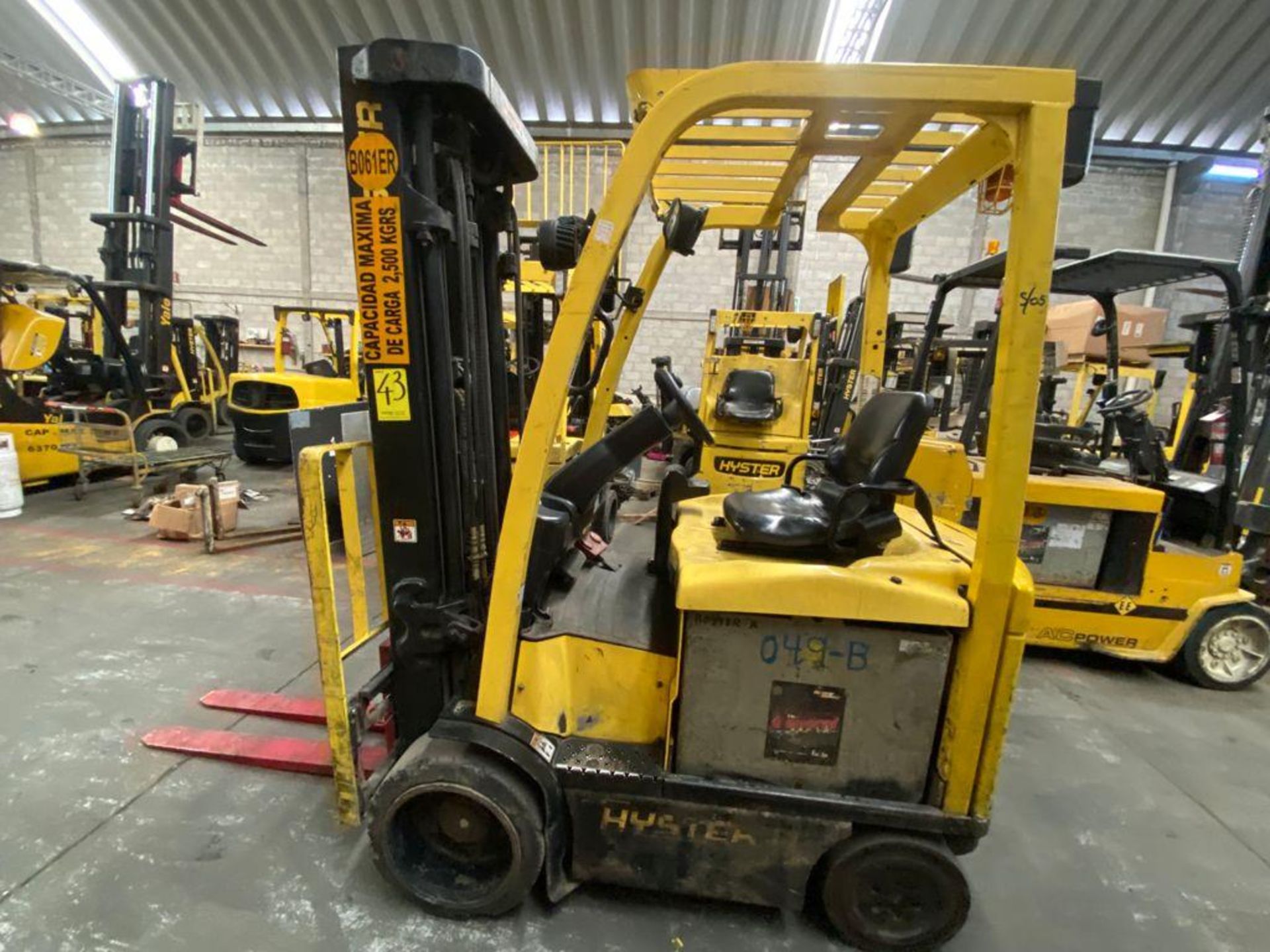 Hyster Electric Forklift, Model E50XN-27, S/N A268N20188P, Year 2016, 4750 lb Capacity - Image 18 of 48