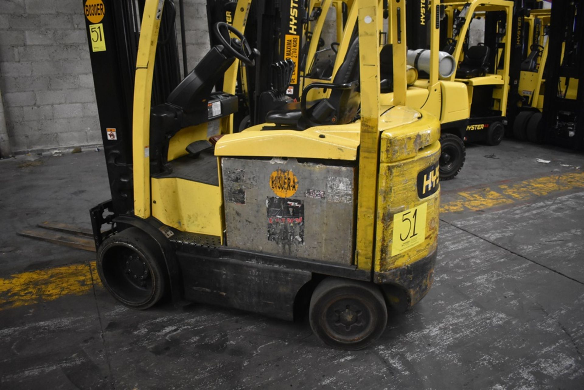 Hyster Electric Forklift, Model E50XN-27, S/N A268N20128P, Year 2016, 4750 lb Capacity - Image 20 of 44