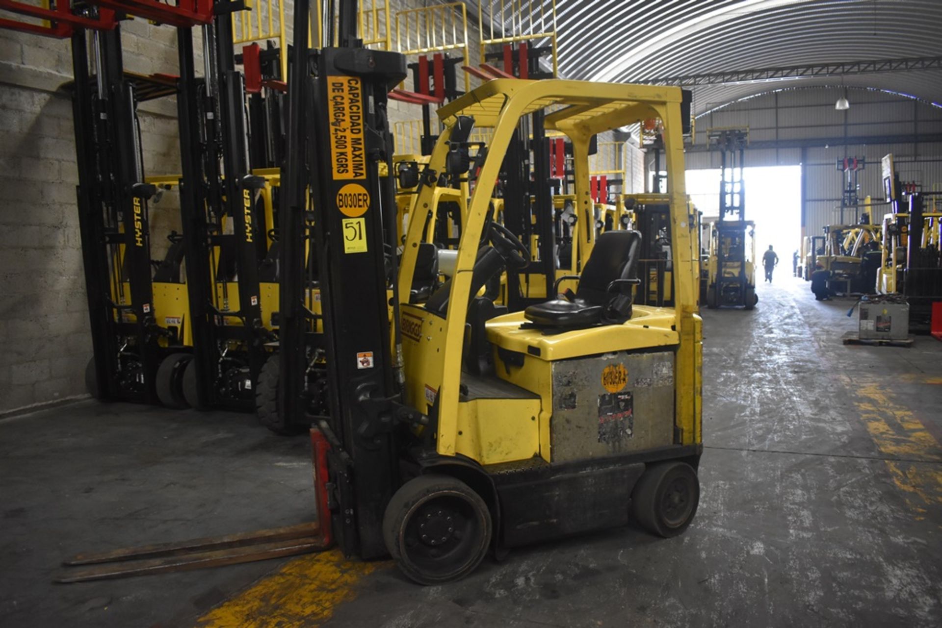 Hyster Electric Forklift, Model E50XN-27, S/N A268N20128P, Year 2016, 4750 lb Capacity - Image 3 of 44