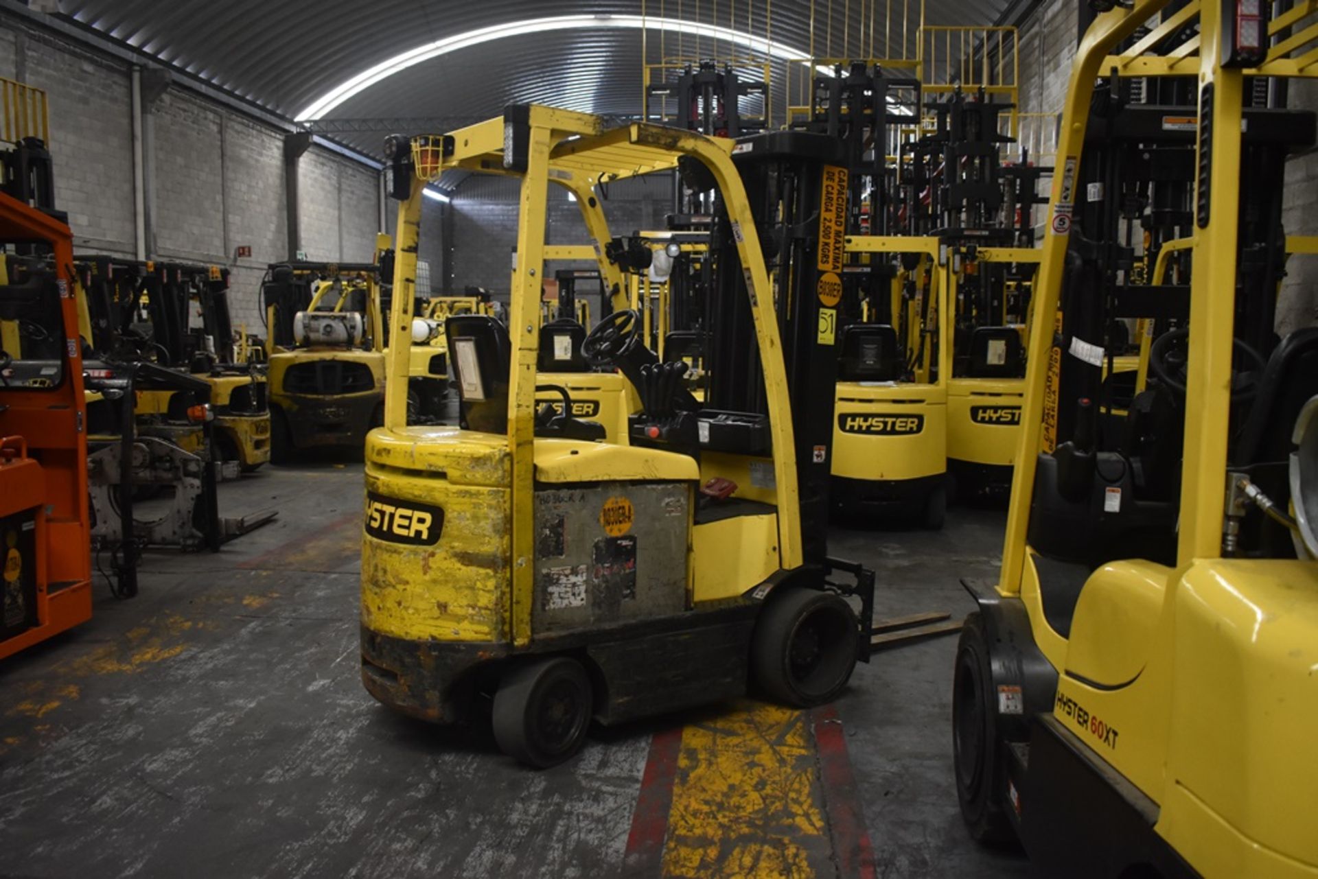 Hyster Electric Forklift, Model E50XN-27, S/N A268N20128P, Year 2016, 4750 lb Capacity - Image 9 of 44