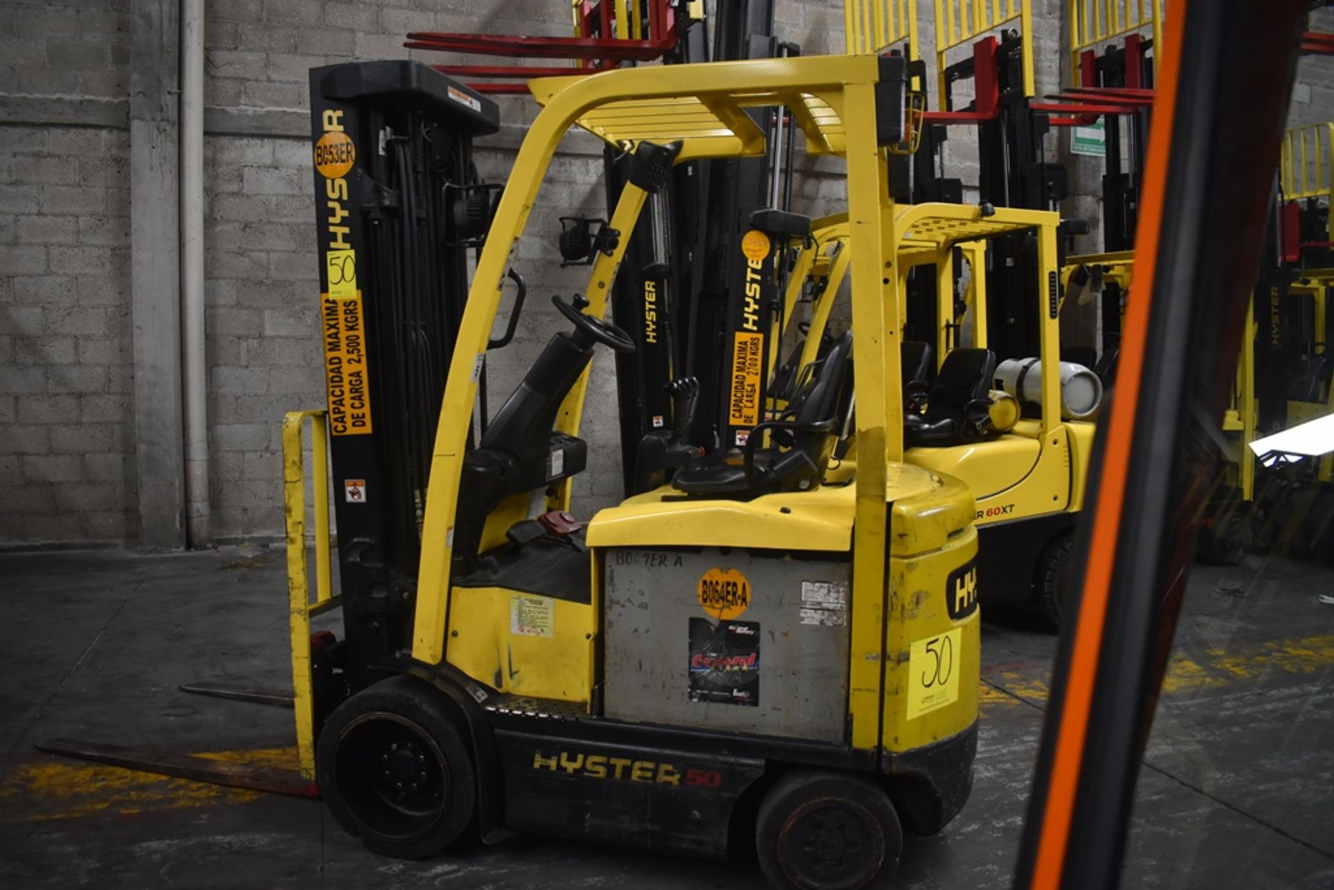 Hyster Electric Forklift, Model E50XN-27, S/N A268N20229P, Year 2016, 4750 lb Capacity - Image 6 of 43