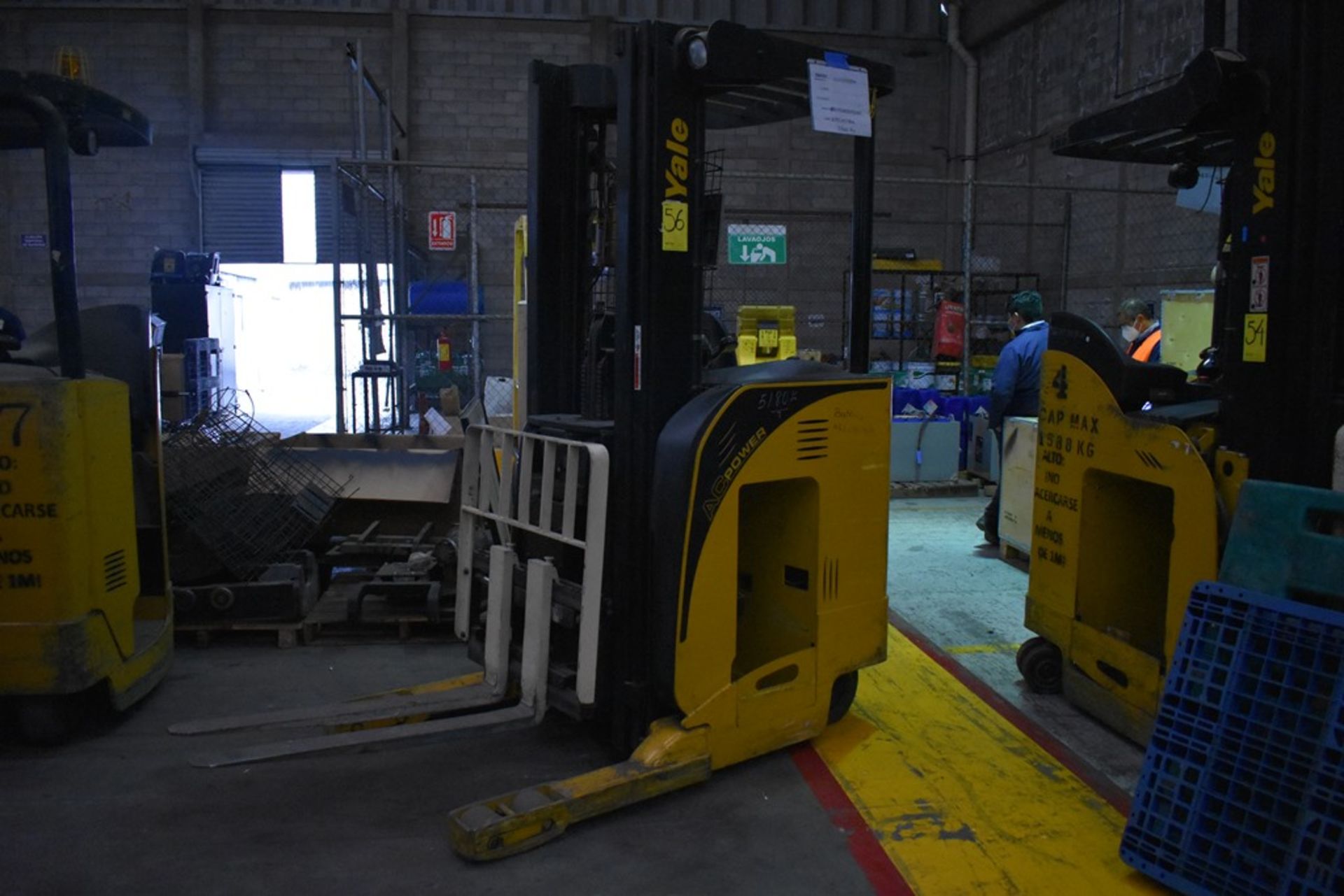 Yale Electric Forklift, Model NR035DANS24TE095, S/N A295N05180K, Year 2012, 3500 lb - Image 3 of 25