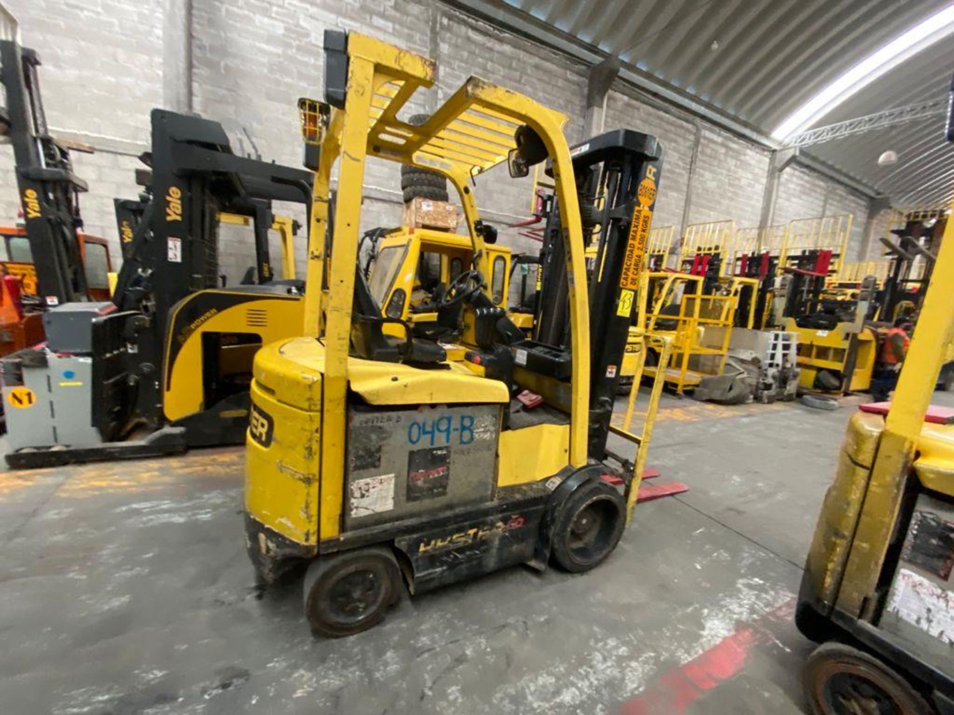 Hyster Electric Forklift, Model E50XN-27, S/N A268N20188P, Year 2016, 4750 lb Capacity - Image 9 of 48