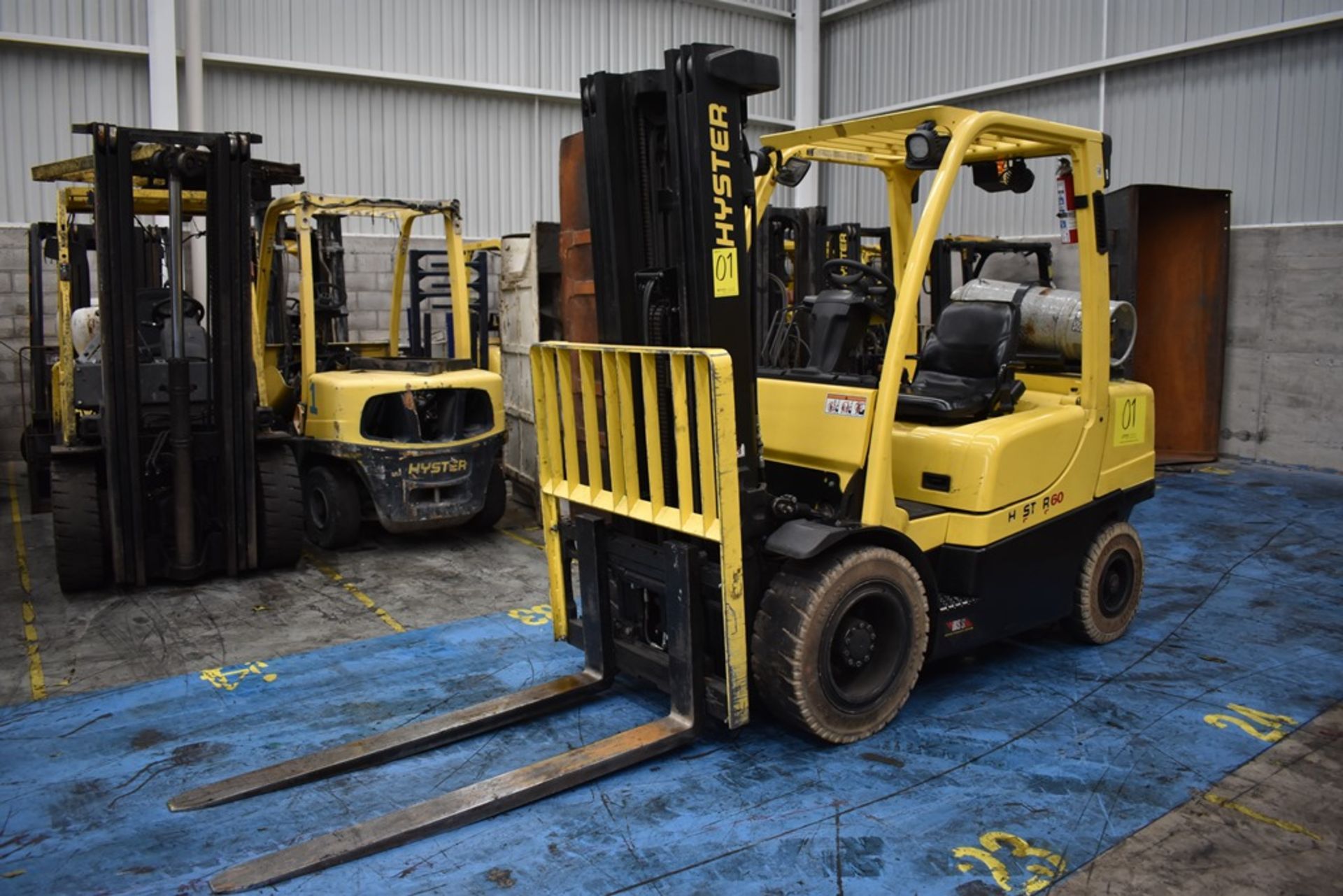 Hyster Forklift, Model H60FT, S/N P177V06452P, Year 2016, 5750 lb Capacity