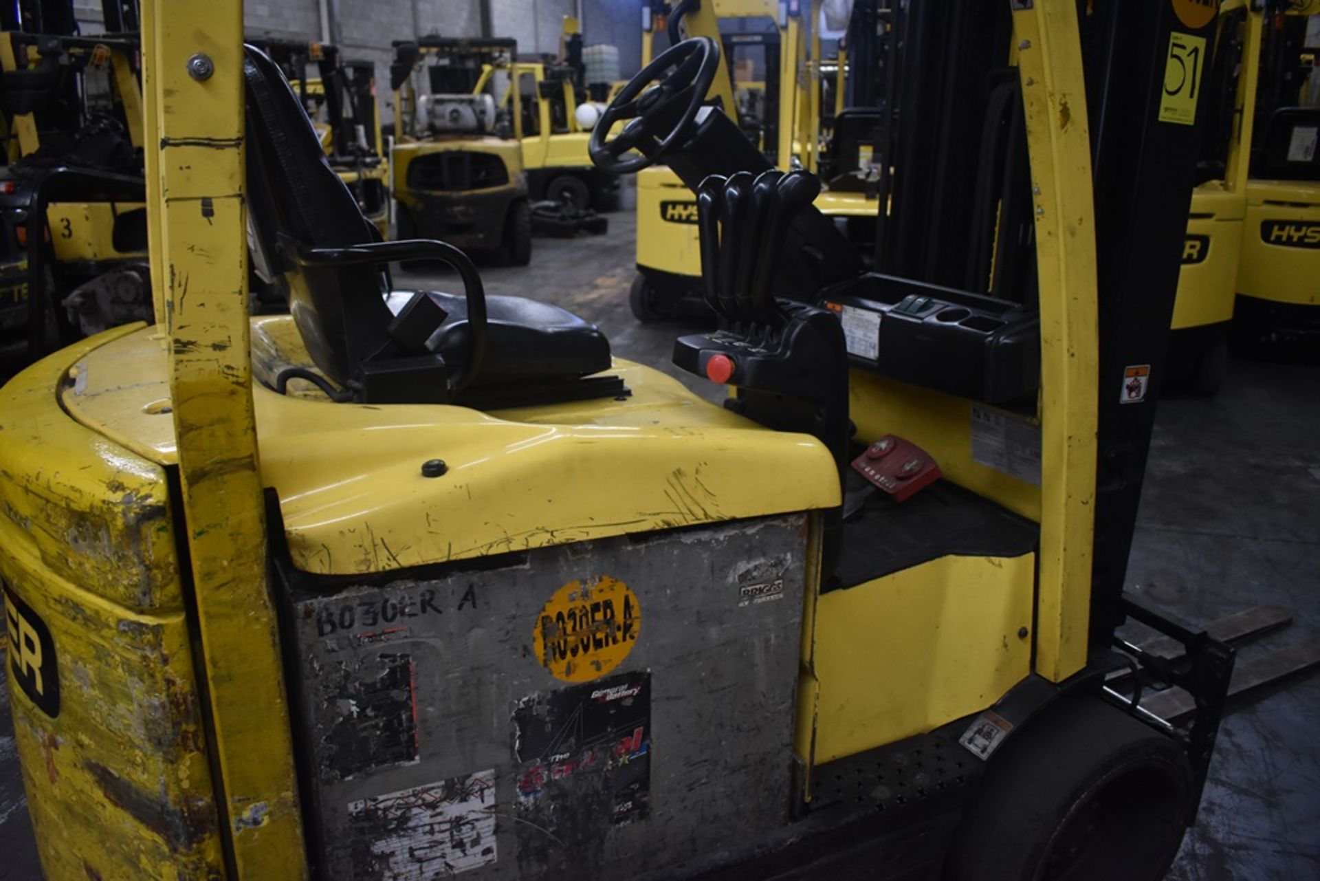 Hyster Electric Forklift, Model E50XN-27, S/N A268N20128P, Year 2016, 4750 lb Capacity - Image 31 of 44