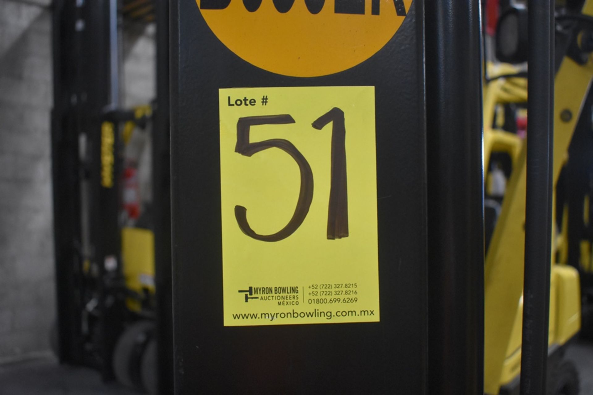 Hyster Electric Forklift, Model E50XN-27, S/N A268N20128P, Year 2016, 4750 lb Capacity - Image 44 of 44