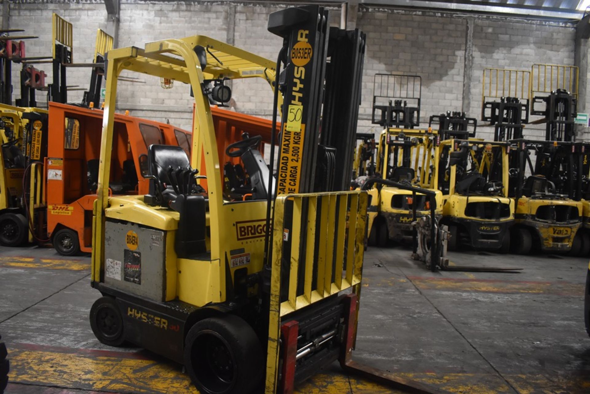Hyster Electric Forklift, Model E50XN-27, S/N A268N20229P, Year 2016, 4750 lb Capacity - Image 20 of 43