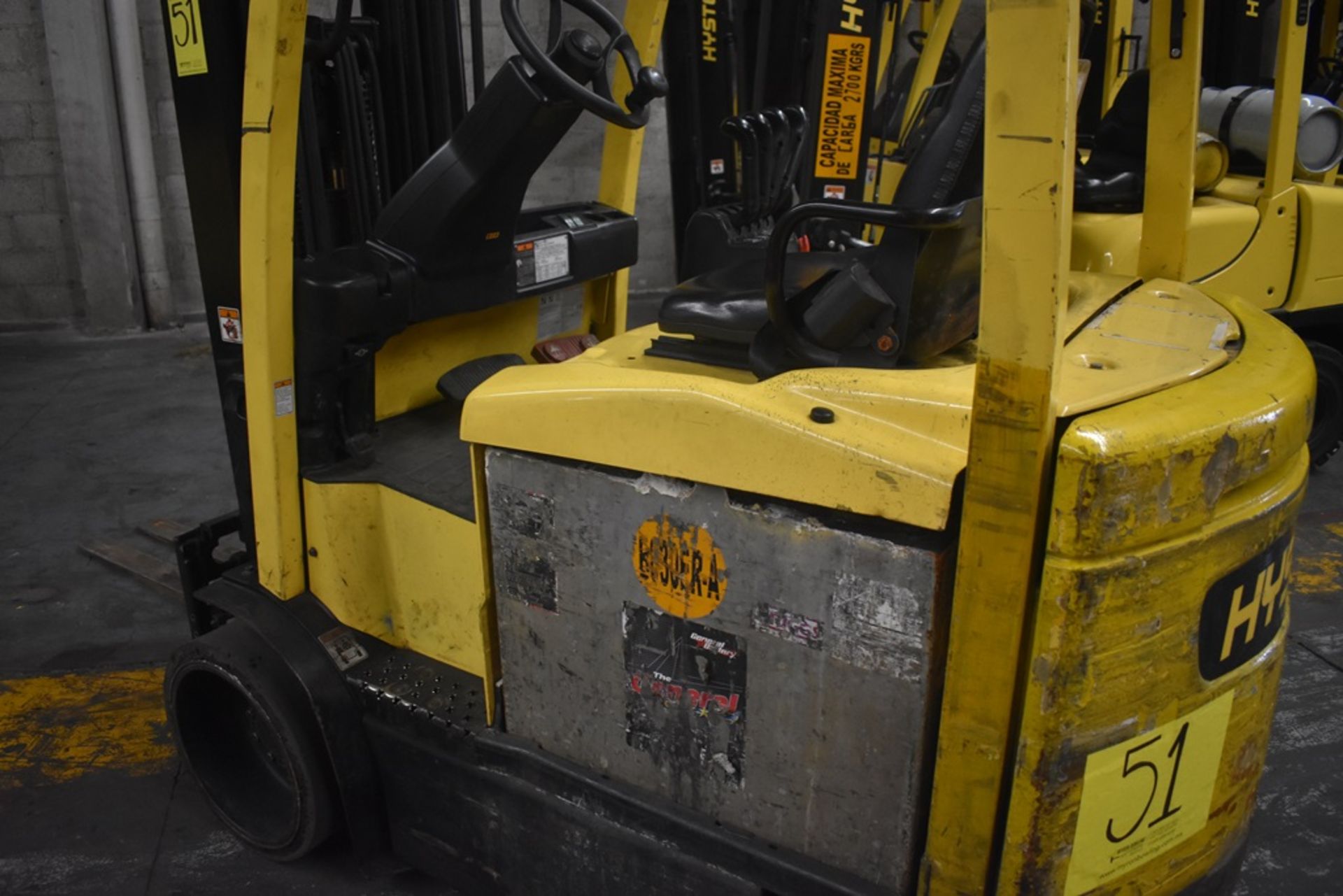 Hyster Electric Forklift, Model E50XN-27, S/N A268N20128P, Year 2016, 4750 lb Capacity - Image 24 of 44
