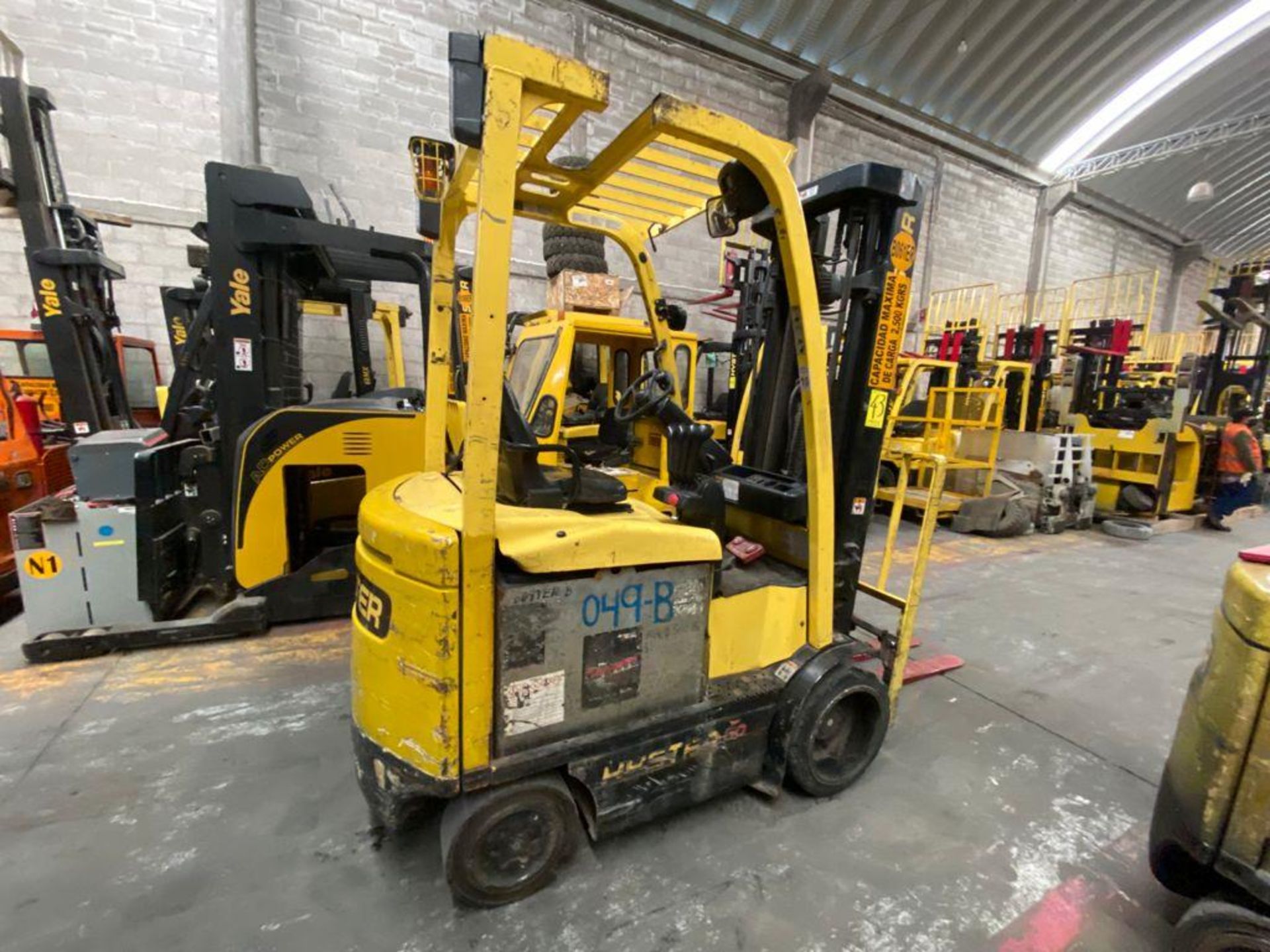 Hyster Electric Forklift, Model E50XN-27, S/N A268N20188P, Year 2016, 4750 lb Capacity - Image 10 of 48