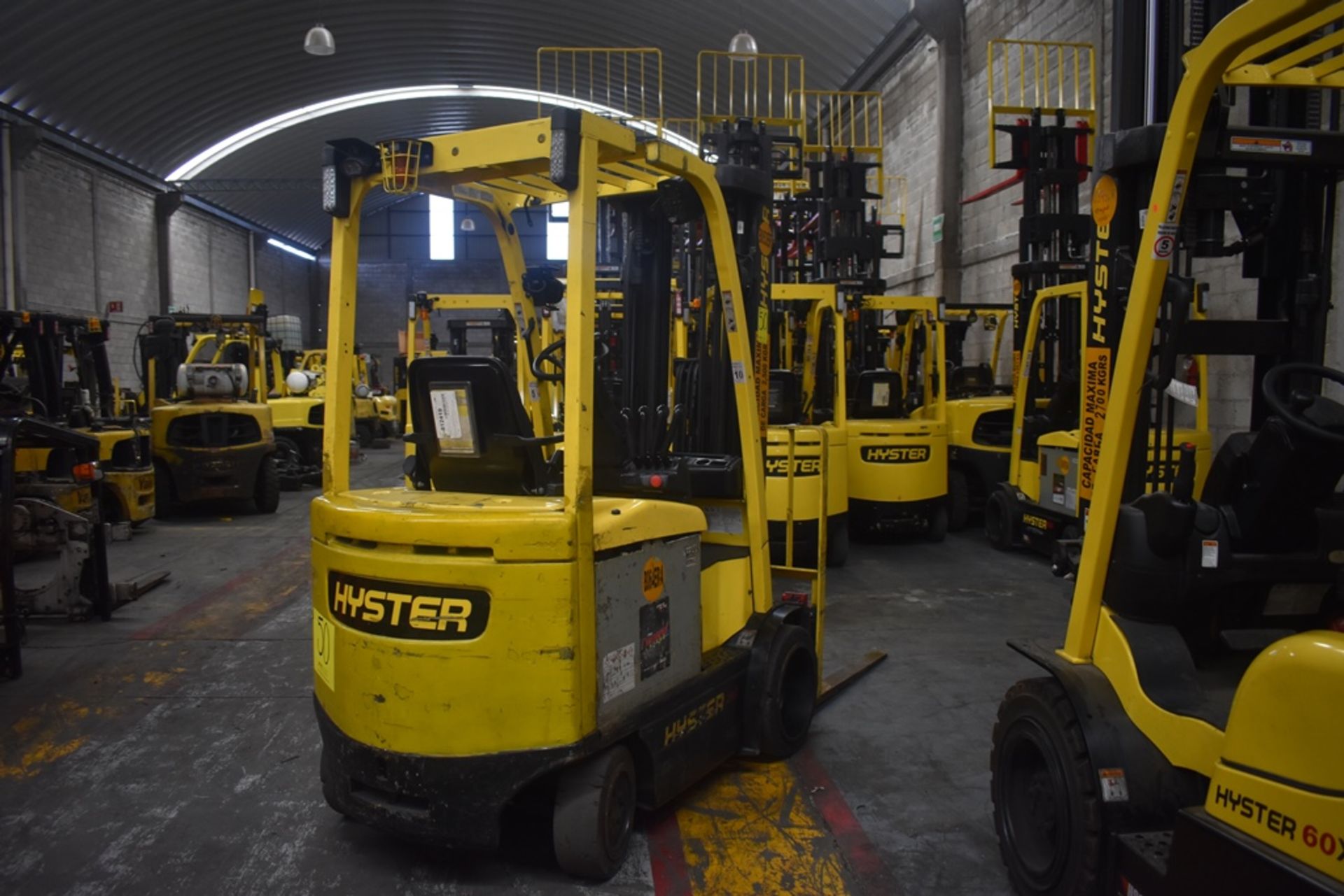 Hyster Electric Forklift, Model E50XN-27, S/N A268N20229P, Year 2016, 4750 lb Capacity - Image 10 of 43