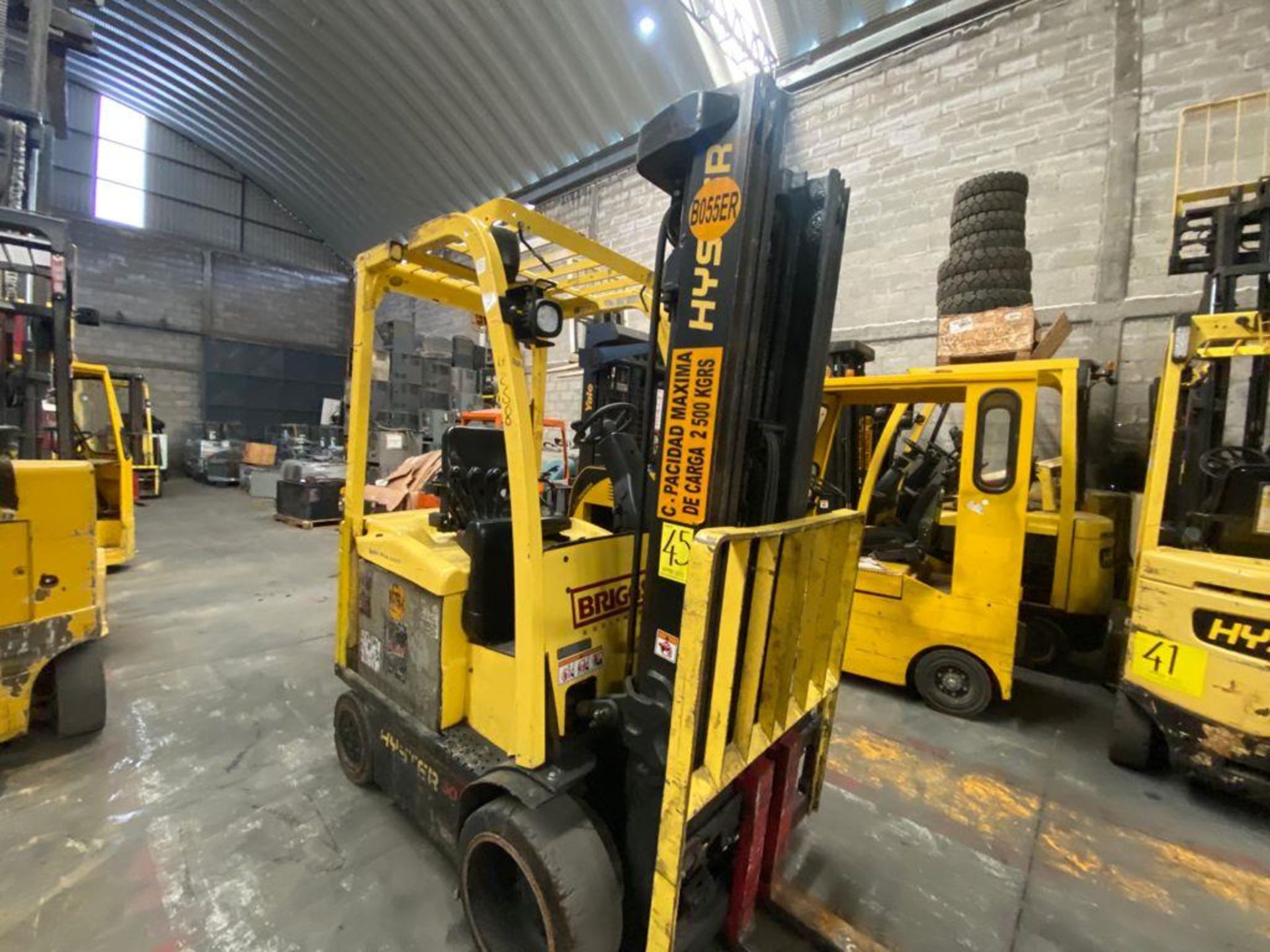 Hyster Electric Forklift, Model E50XN-27, S/N A268N20237P, Year 2016, 4750 lb Capacity - Image 6 of 40