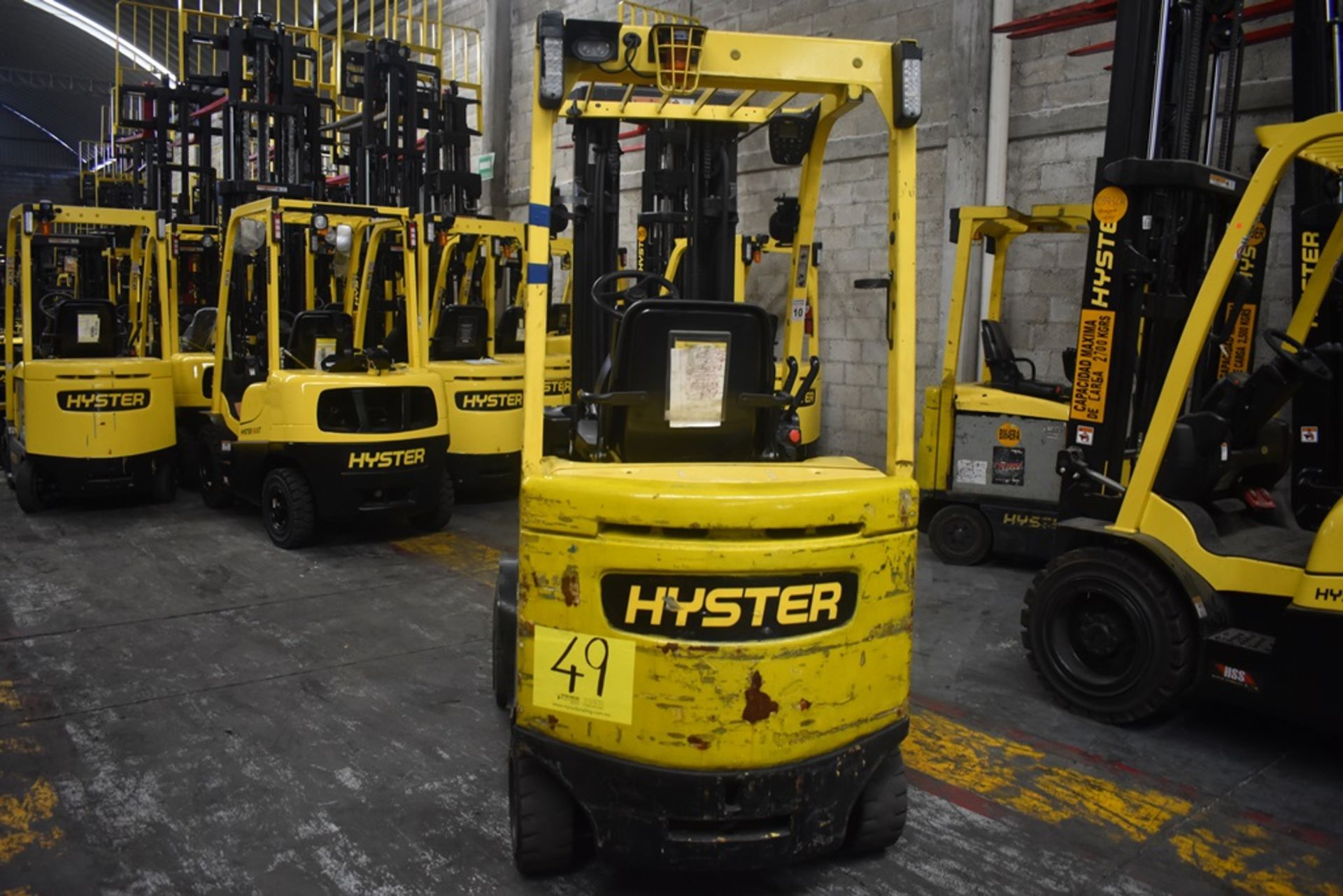 Hyster Electric Forklift, Model E50XN-27, S/N A268N20224P, Year 2016, 4750 lb Capacity - Image 5 of 14