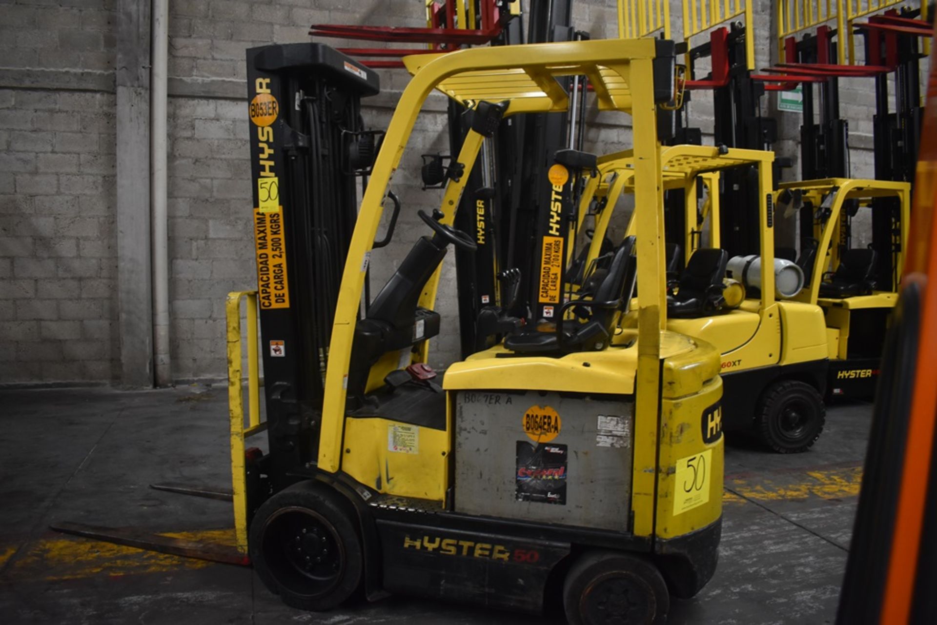 Hyster Electric Forklift, Model E50XN-27, S/N A268N20229P, Year 2016, 4750 lb Capacity - Image 5 of 43