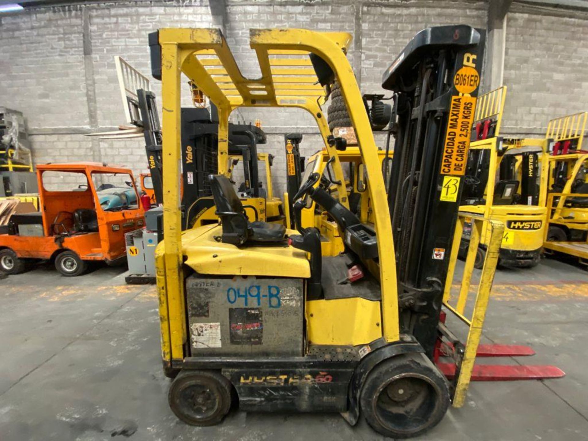 Hyster Electric Forklift, Model E50XN-27, S/N A268N20188P, Year 2016, 4750 lb Capacity - Image 12 of 48