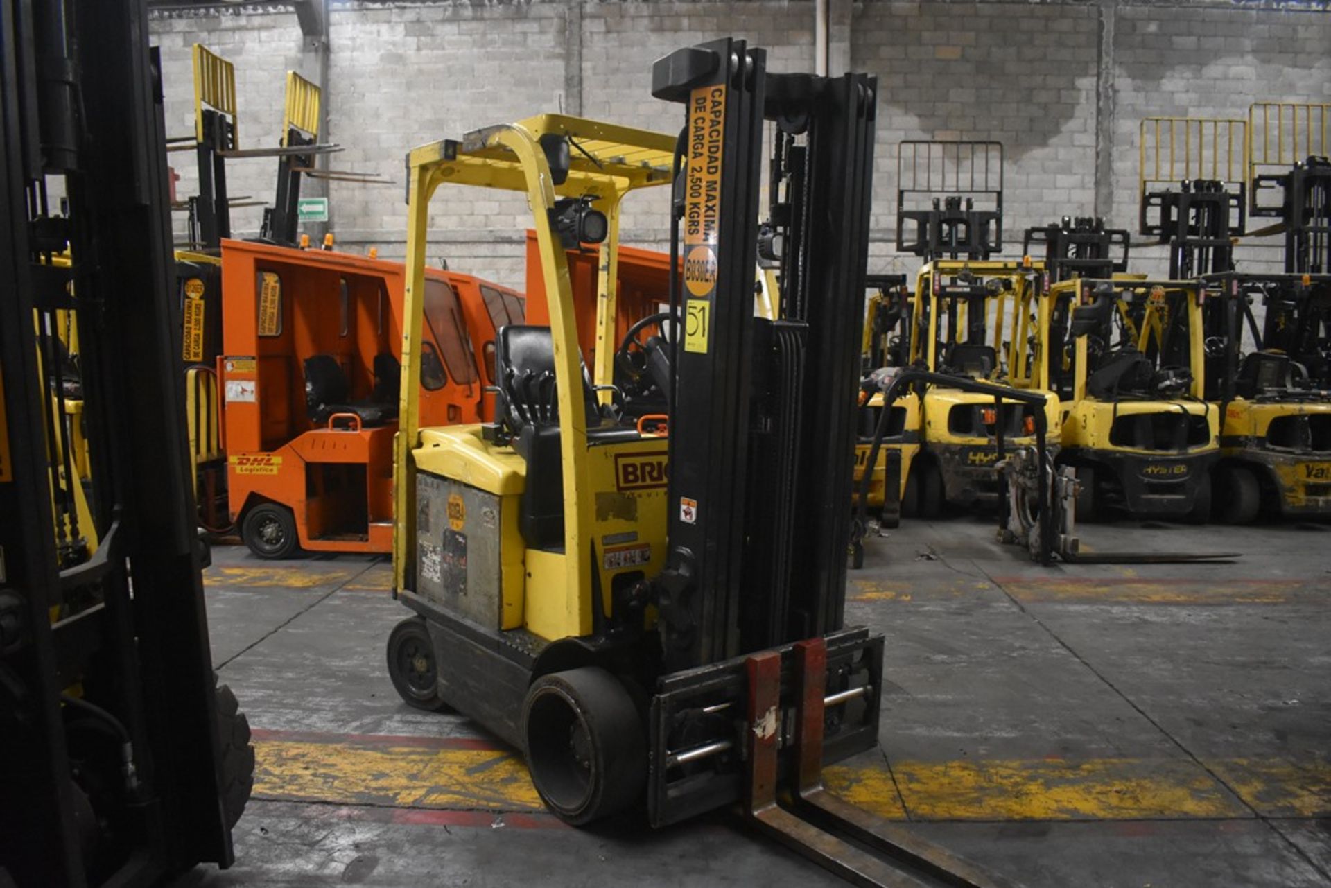 Hyster Electric Forklift, Model E50XN-27, S/N A268N20128P, Year 2016, 4750 lb Capacity - Image 12 of 44