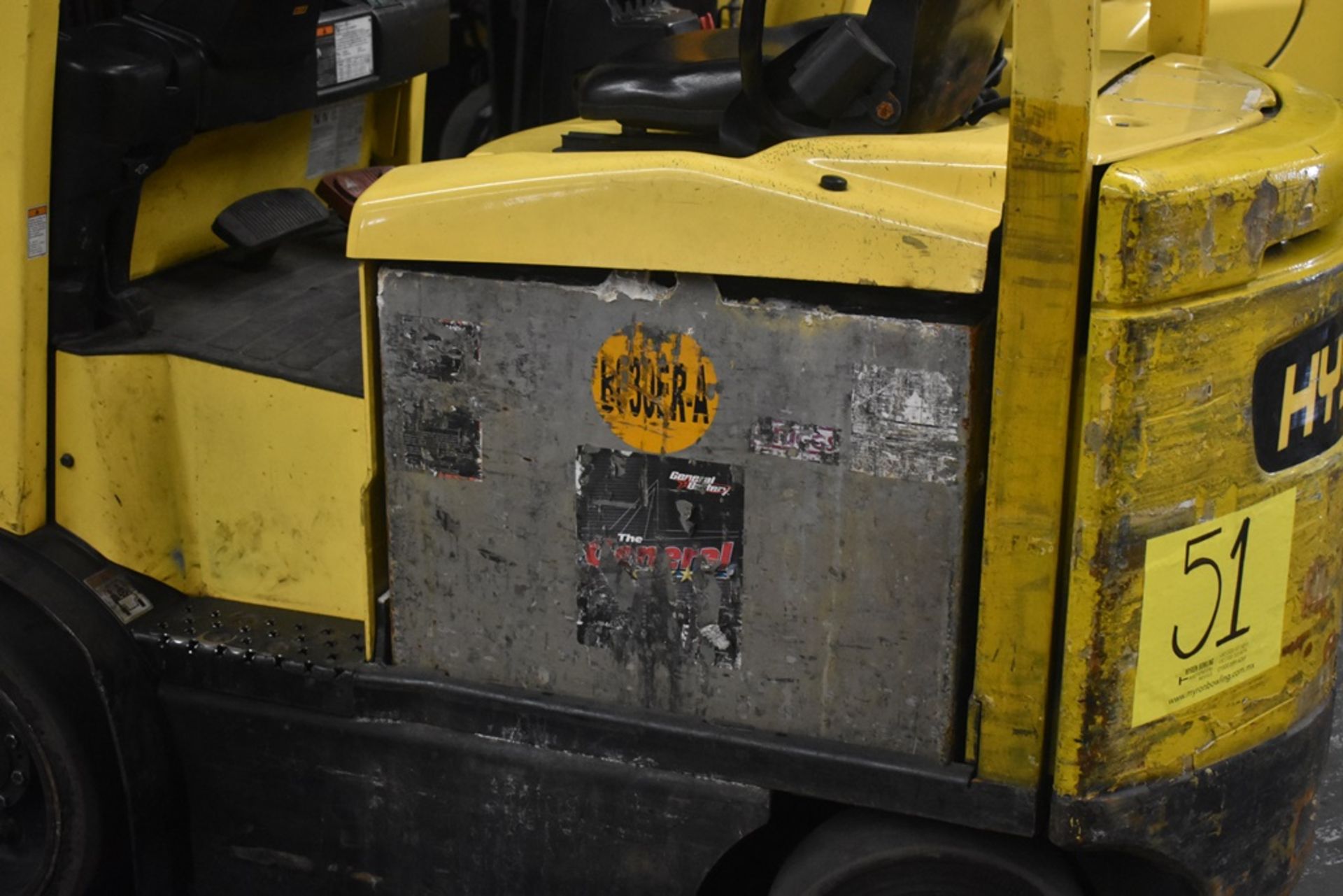 Hyster Electric Forklift, Model E50XN-27, S/N A268N20128P, Year 2016, 4750 lb Capacity - Image 23 of 44