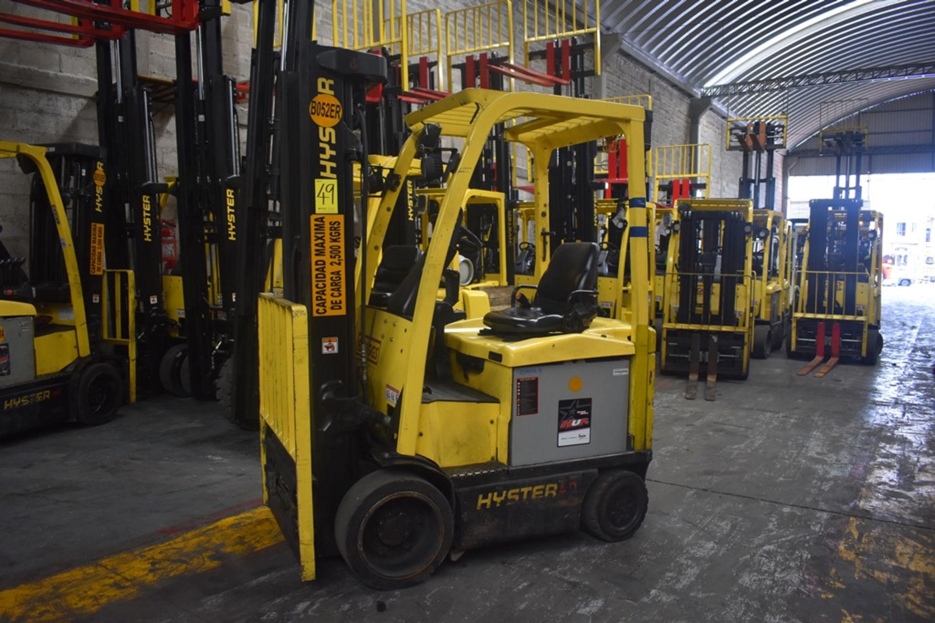 Hyster Electric Forklift, Model E50XN-27, S/N A268N20224P, Year 2016, 4750 lb Capacity - Image 3 of 14