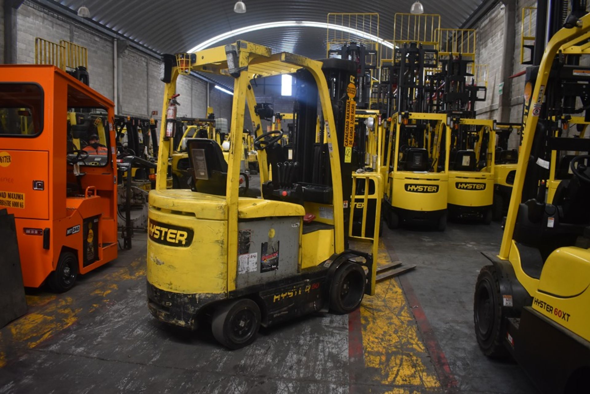 Hyster Electric Forklift, Model E50XN-27, S/N A268N20235P, Year 2016, 4750 lb Capacity - Image 9 of 38