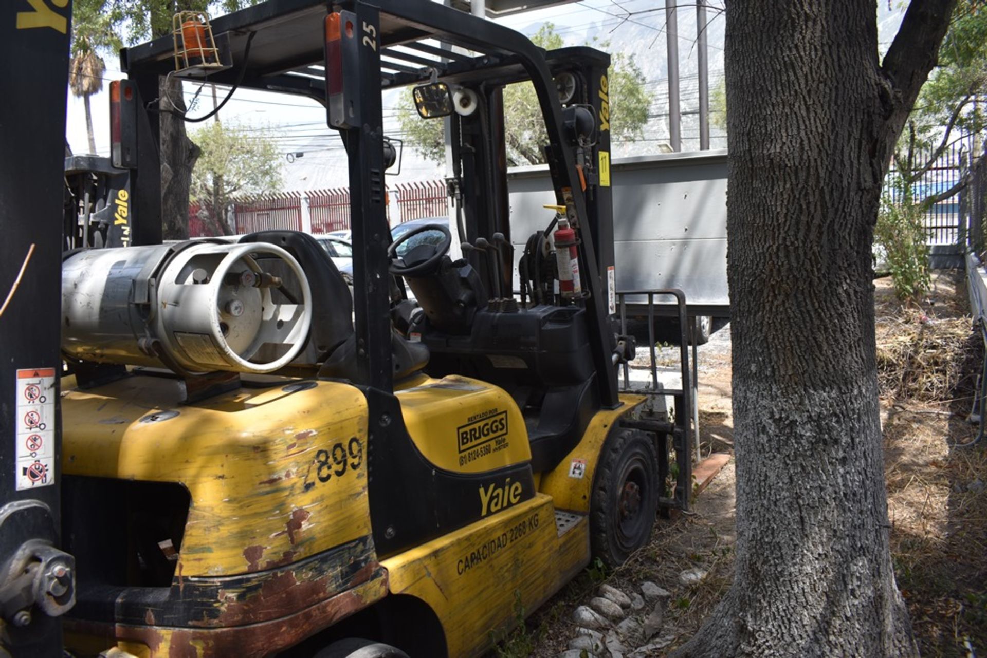 Yale Forklift, Model GTP25MX, S/N D871R02899P, 5000 lb capacity - Image 16 of 48