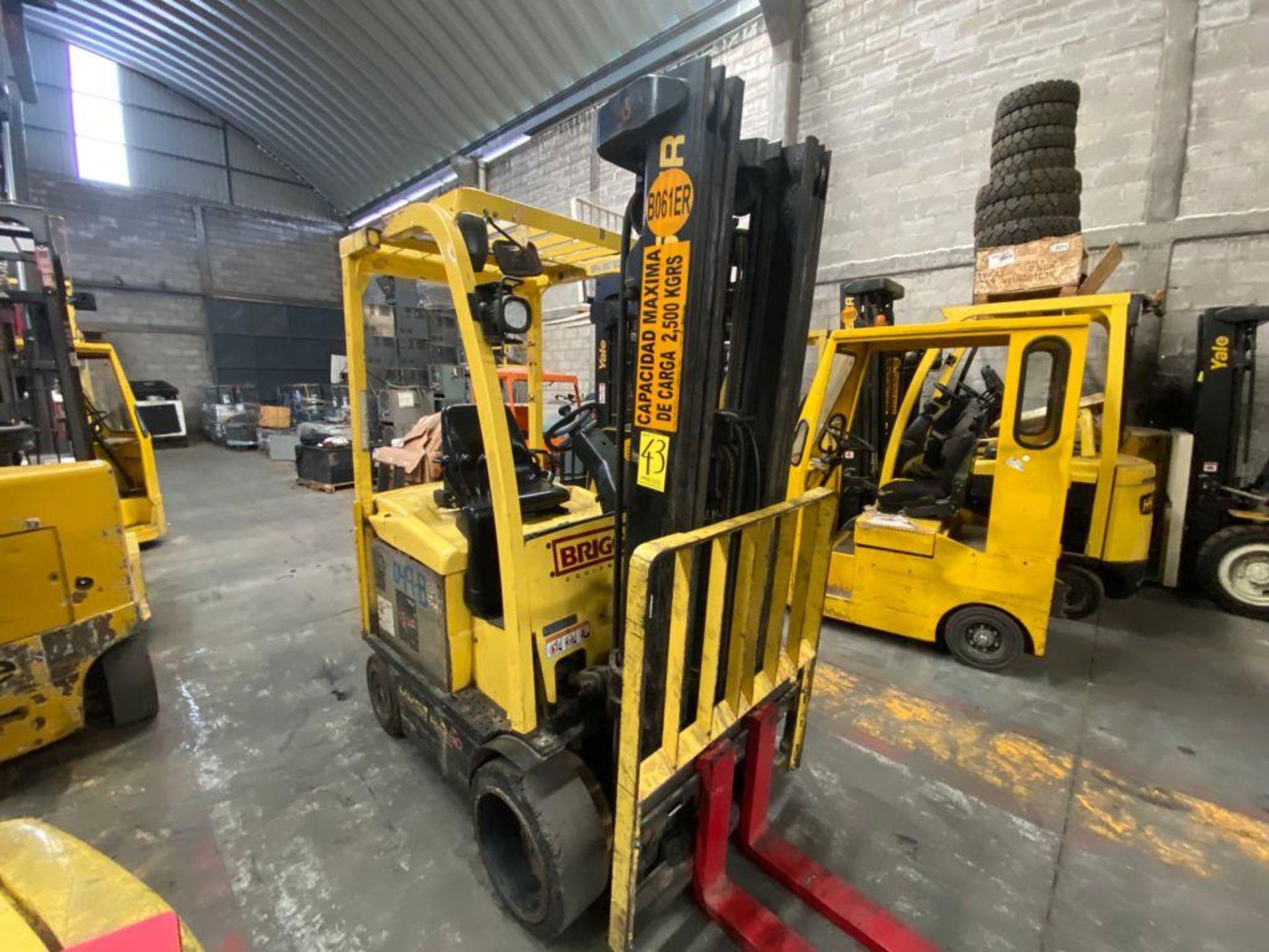 Hyster Electric Forklift, Model E50XN-27, S/N A268N20188P, Year 2016, 4750 lb Capacity - Image 14 of 48