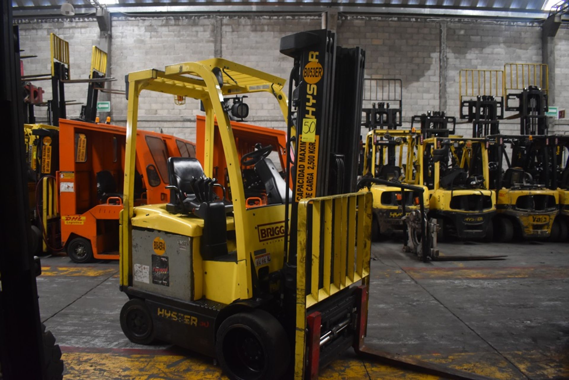 Hyster Electric Forklift, Model E50XN-27, S/N A268N20229P, Year 2016, 4750 lb Capacity - Image 13 of 43