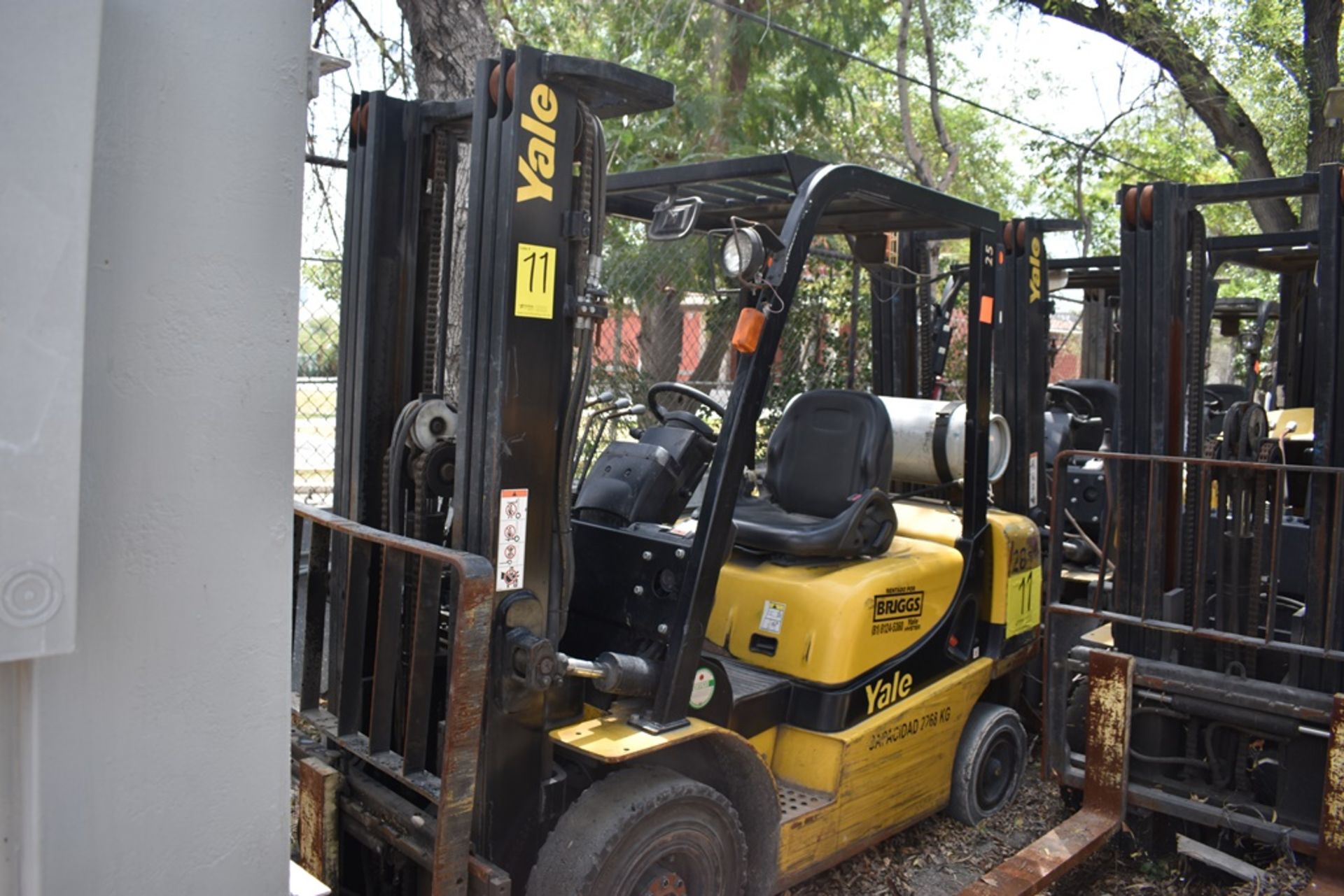 Yale Forklift, Model GTP25MX, S/N D871R02899P, 5000 lb capacity - Image 6 of 48