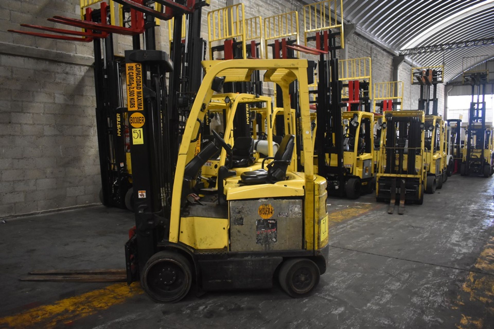 Hyster Electric Forklift, Model E50XN-27, S/N A268N20128P, Year 2016, 4750 lb Capacity - Image 16 of 44