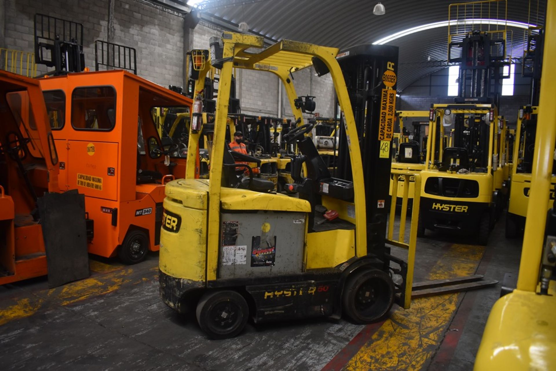 Hyster Electric Forklift, Model E50XN-27, S/N A268N20235P, Year 2016, 4750 lb Capacity - Image 13 of 38