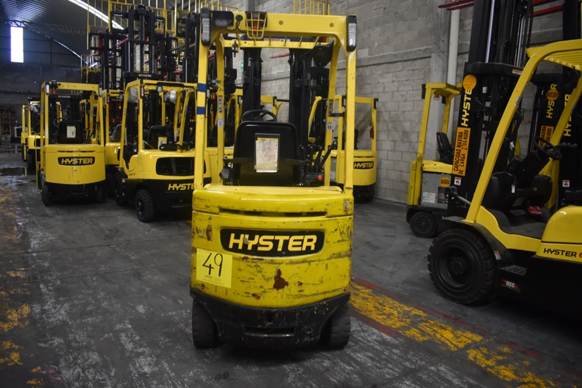 Hyster Electric Forklift, Model E50XN-27, S/N A268N20224P, Year 2016, 4750 lb Capacity - Image 6 of 14