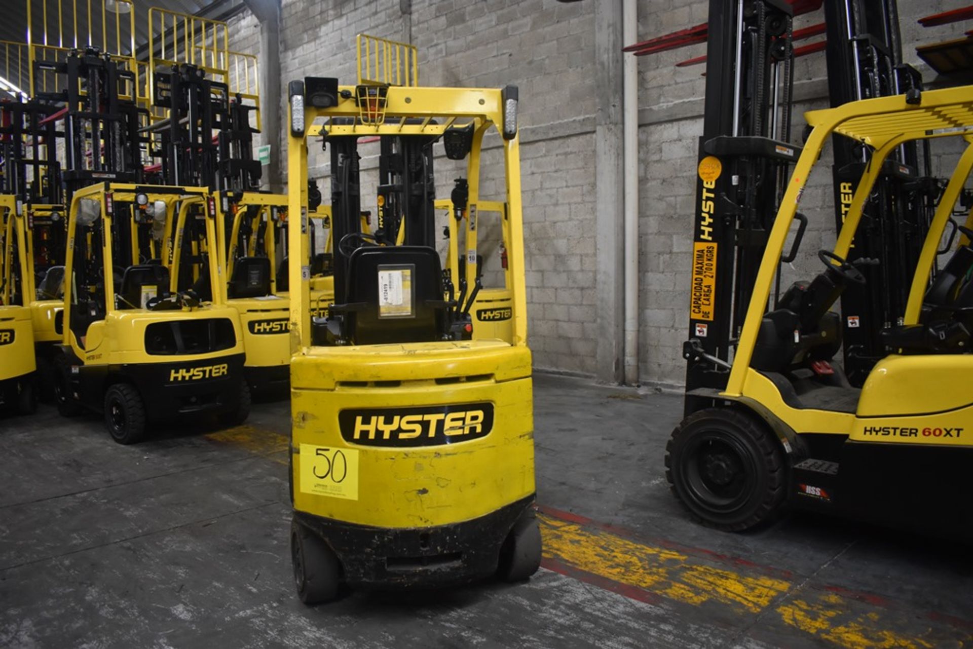 Hyster Electric Forklift, Model E50XN-27, S/N A268N20229P, Year 2016, 4750 lb Capacity - Image 7 of 43