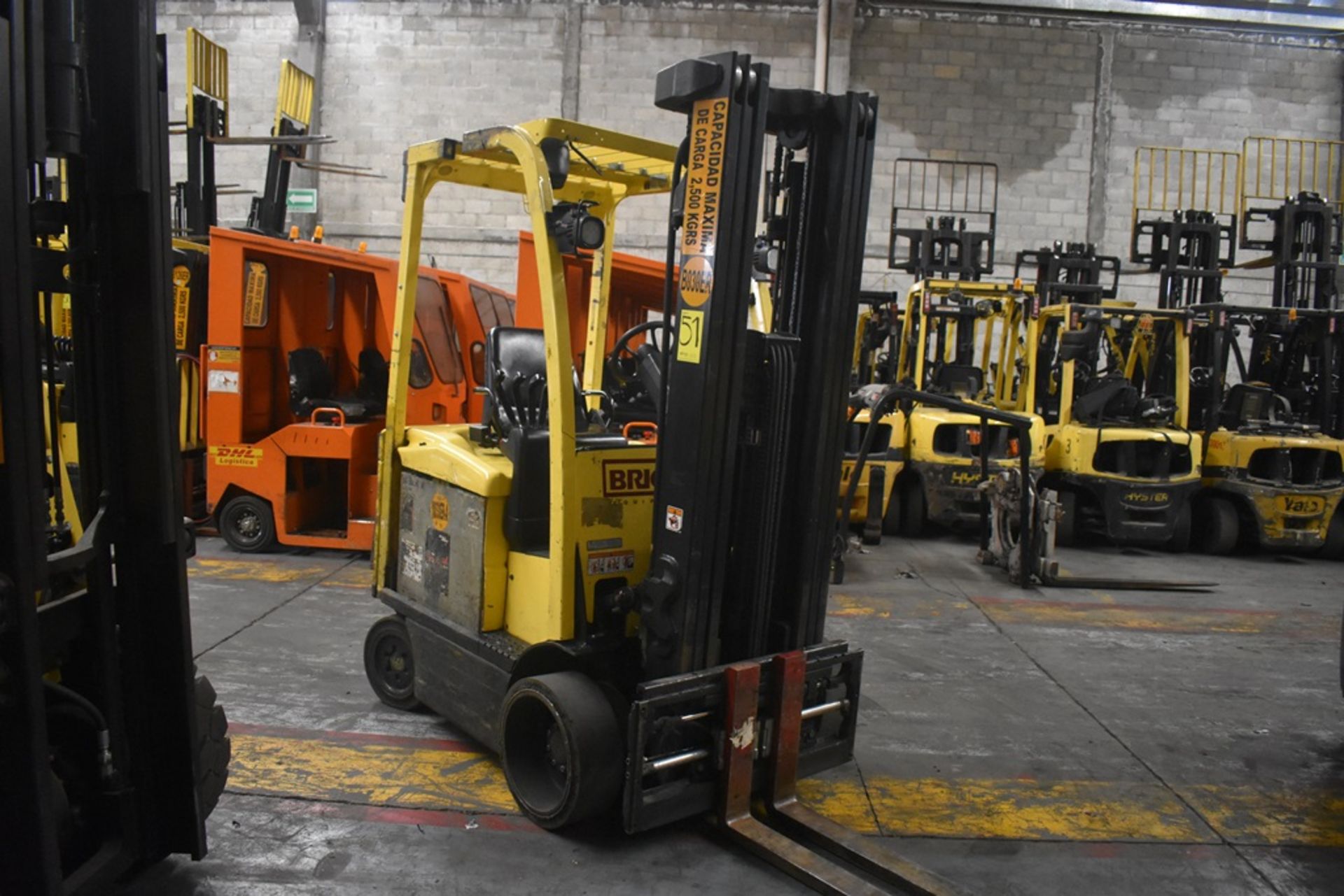 Hyster Electric Forklift, Model E50XN-27, S/N A268N20128P, Year 2016, 4750 lb Capacity - Image 11 of 44