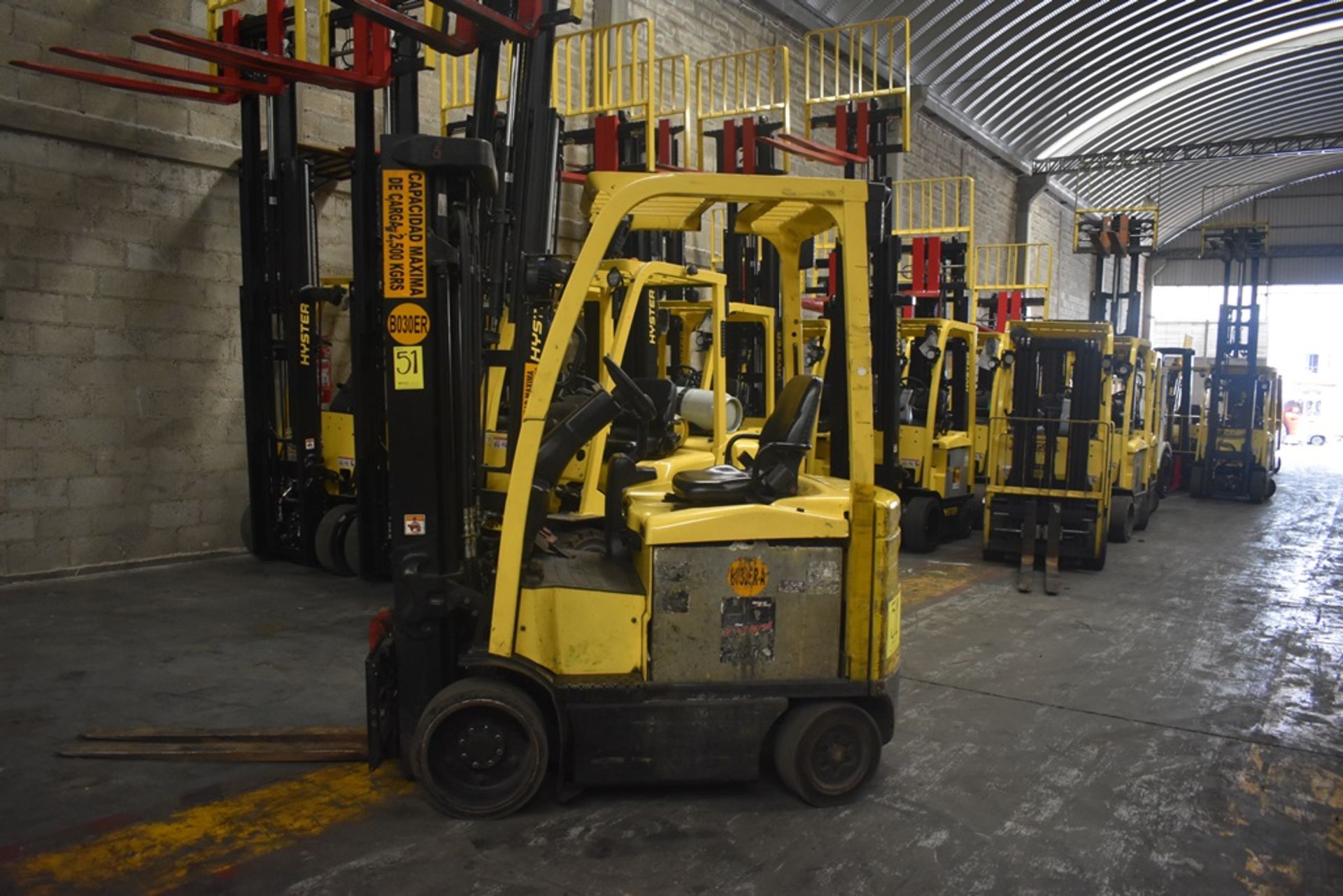 Hyster Electric Forklift, Model E50XN-27, S/N A268N20128P, Year 2016, 4750 lb Capacity - Image 4 of 44