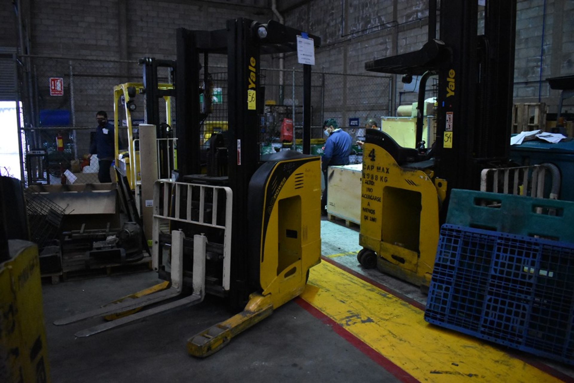 Yale Electric Forklift, Model NR035DANS24TE095, S/N A295N05180K, Year 2012, 3500 lb