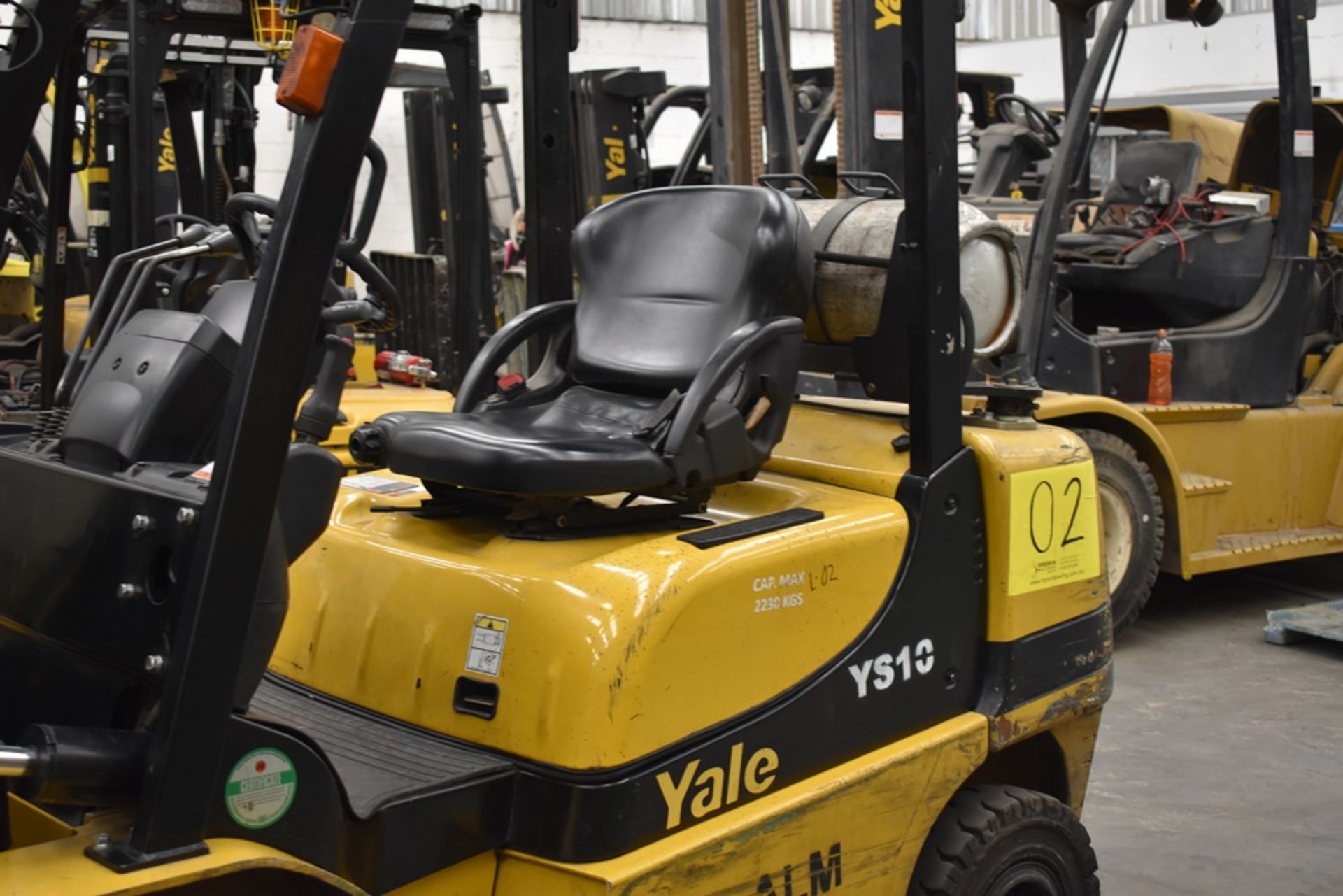 Yale Forklift, Model GLP25MX, 5000 lb Capacity - Image 23 of 42