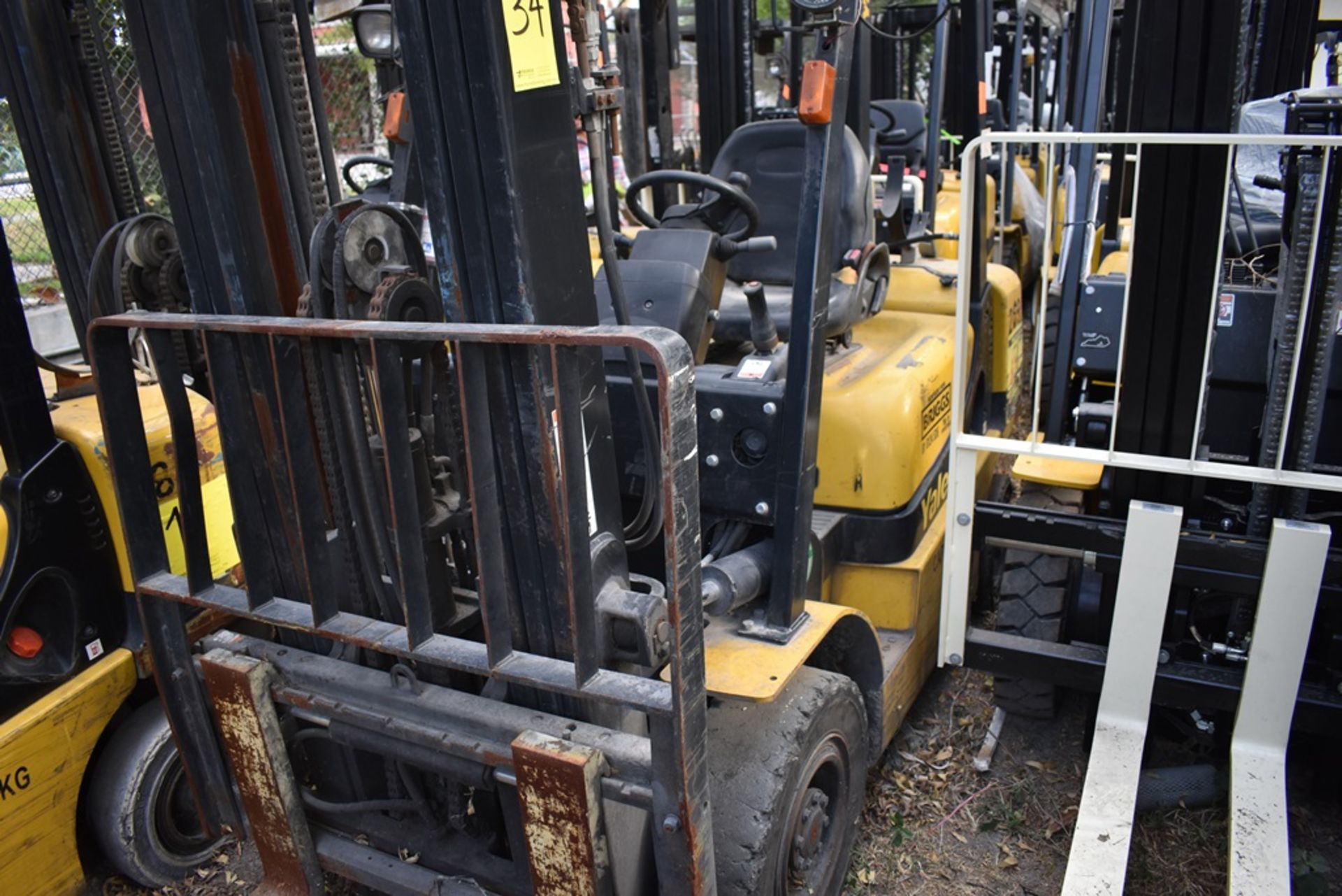 Yale Forklift, Model GTP25MX, S/N D871R02895P, Year 2016, Nissan LP gas, 5000 lb - Image 11 of 27