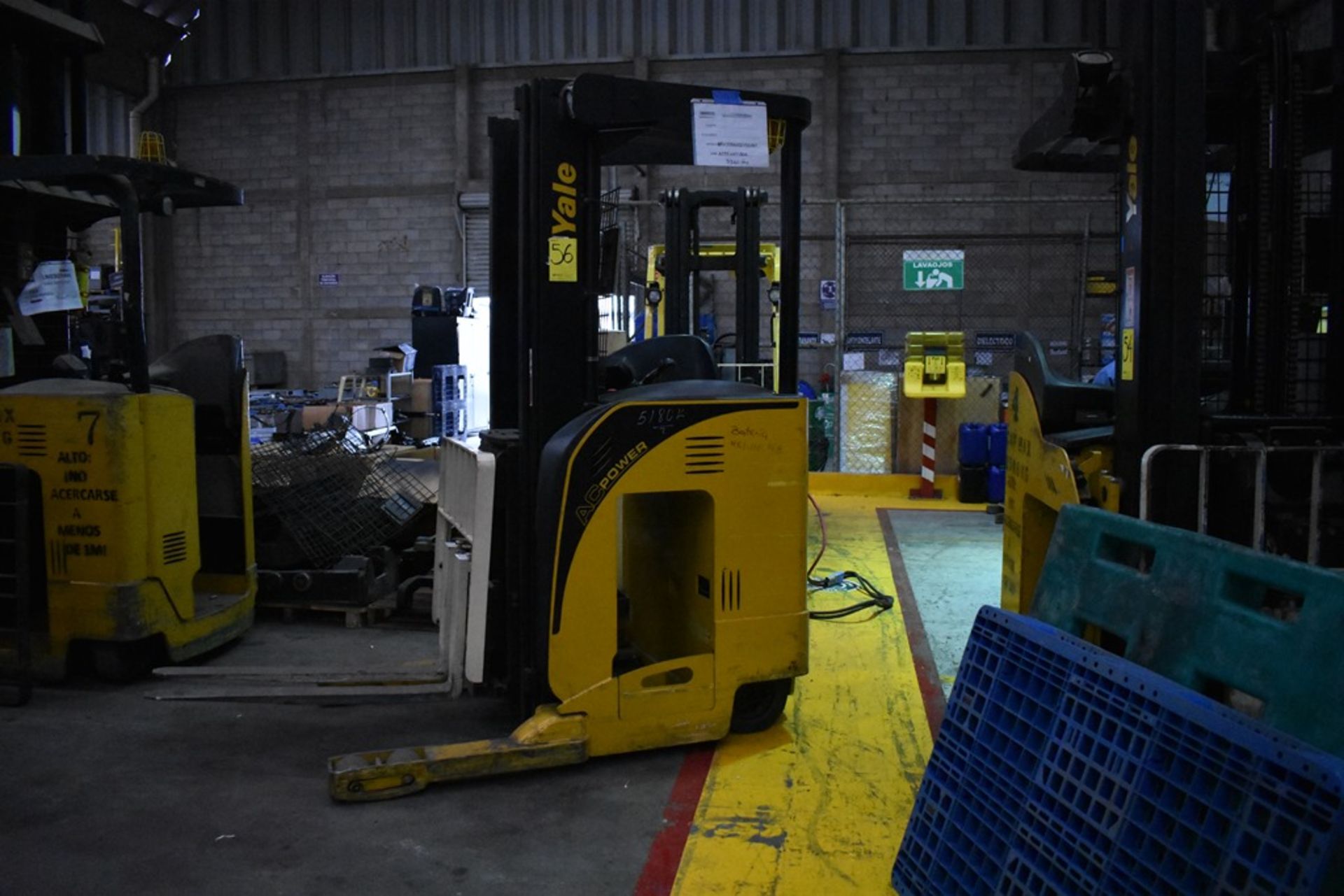 Yale Electric Forklift, Model NR035DANS24TE095, S/N A295N05180K, Year 2012, 3500 lb - Image 4 of 25