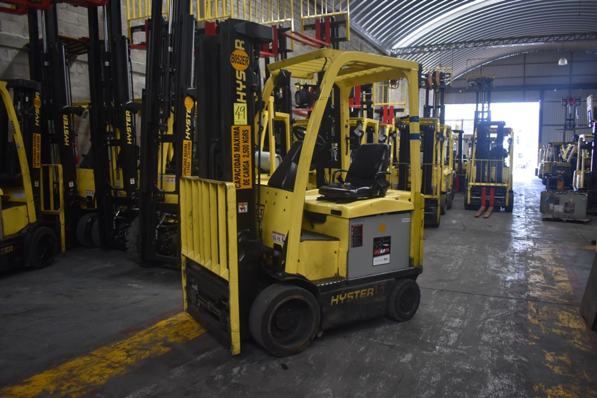 Hyster Electric Forklift, Model E50XN-27, S/N A268N20224P, Year 2016, 4750 lb Capacity - Image 2 of 14