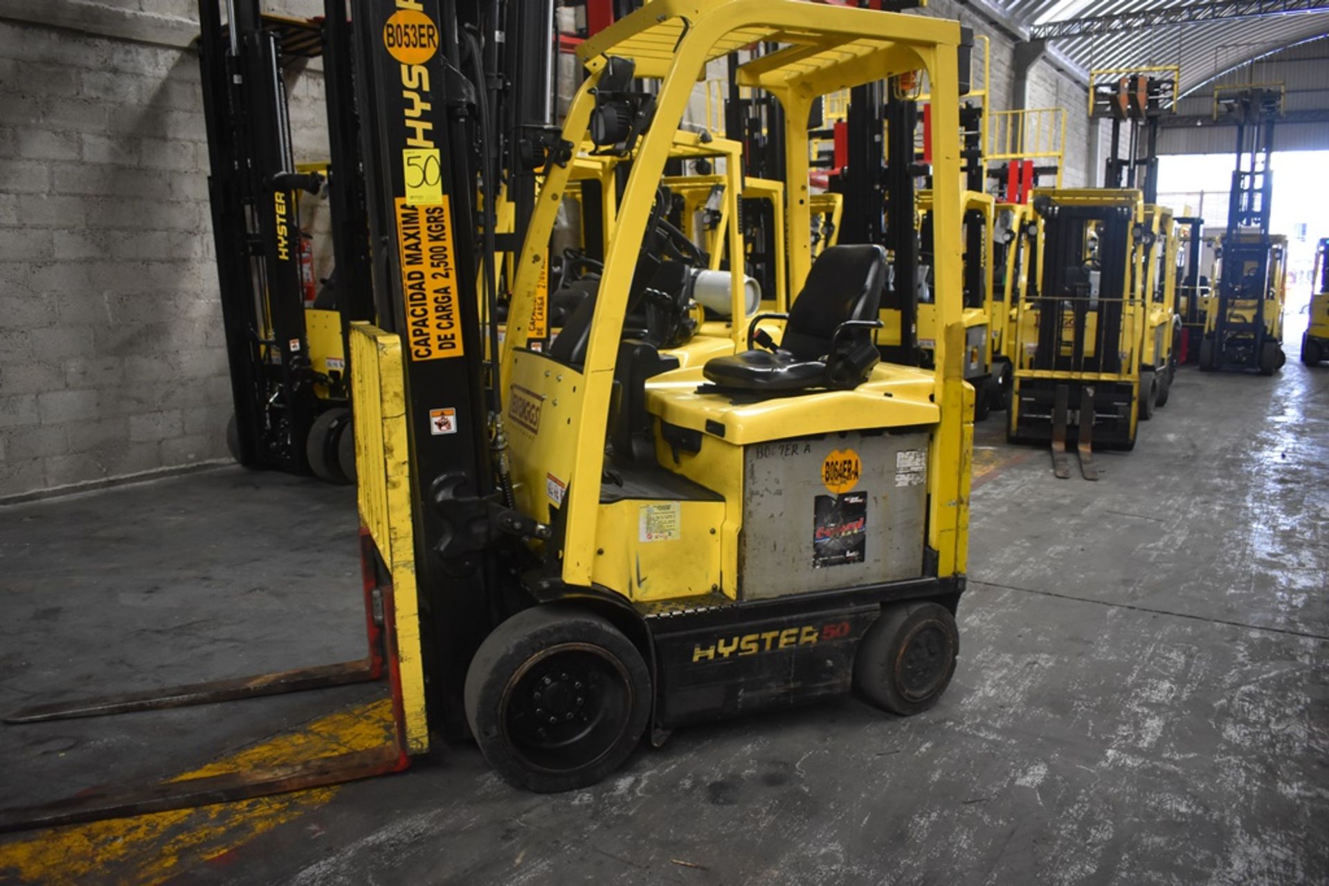 Hyster Electric Forklift, Model E50XN-27, S/N A268N20229P, Year 2016, 4750 lb Capacity - Image 19 of 43